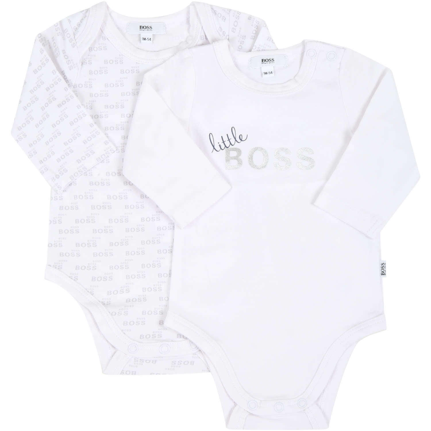 Hugo Boss White Body For Baby Boy With Logos