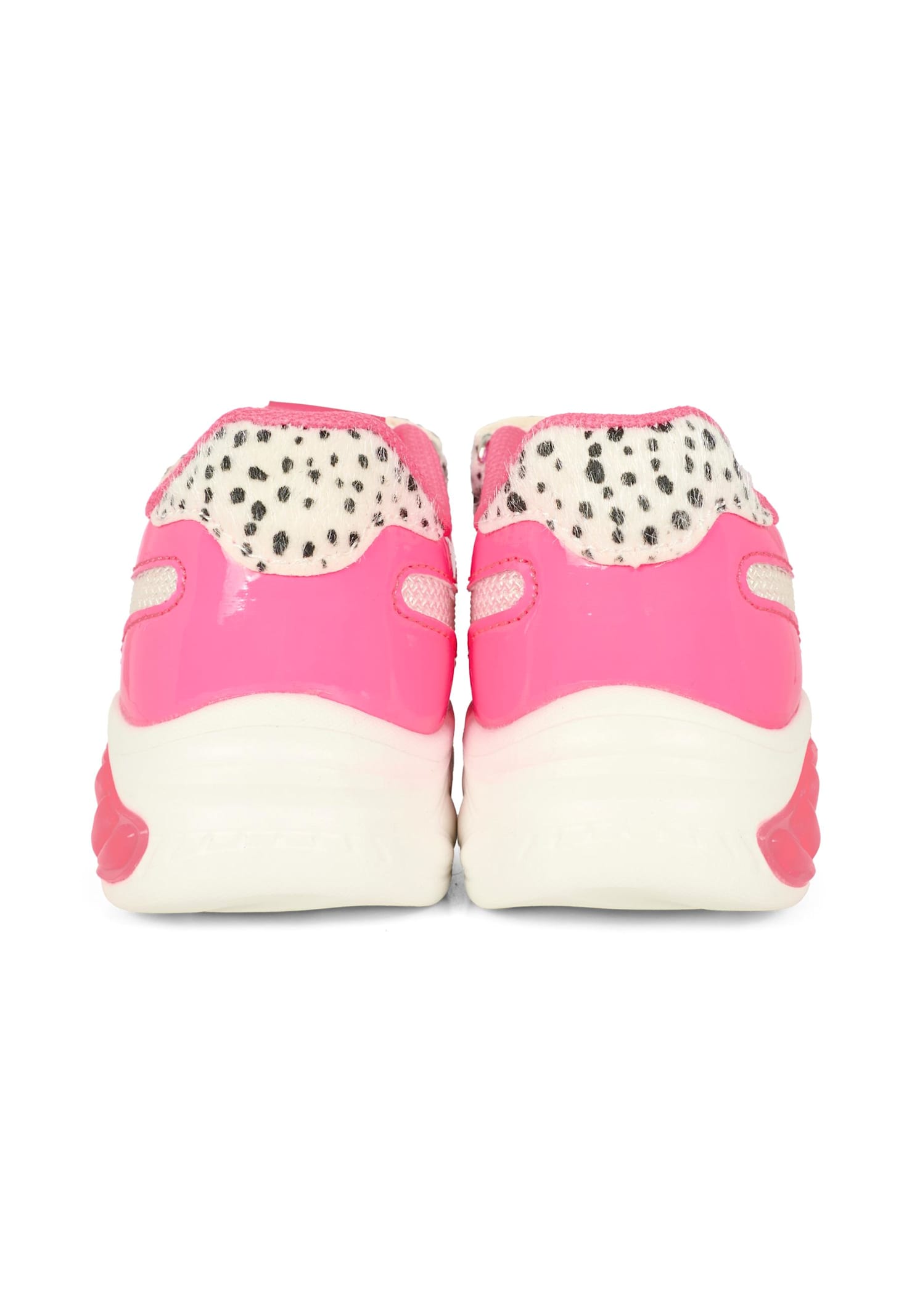 Billieblush Pink Luminous Sneakers For Girl In Pink