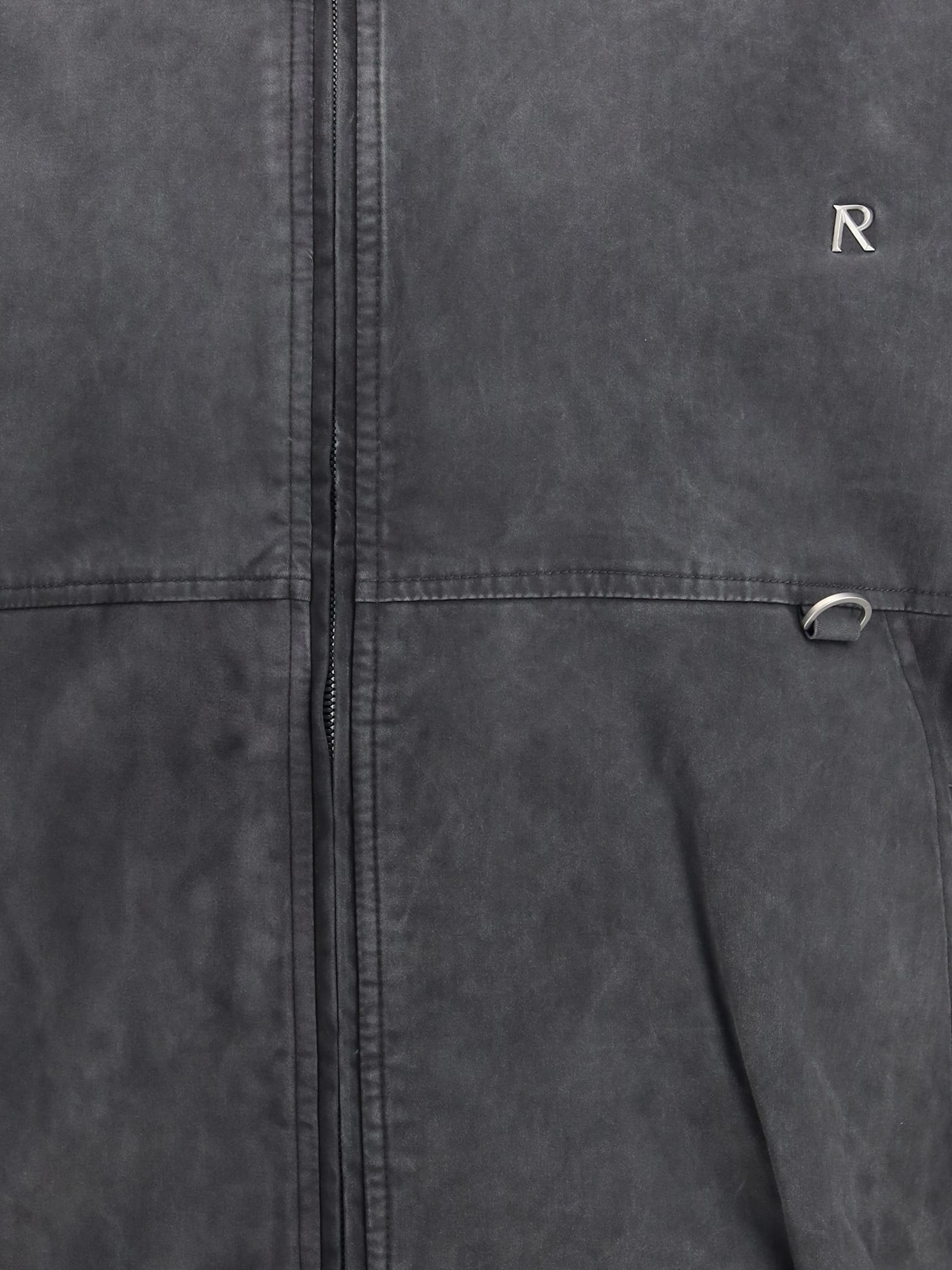 Represent Hooded Bomber Washed In Gray