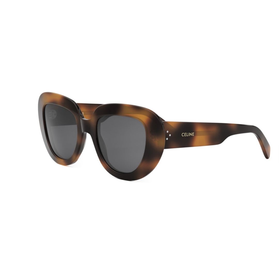 Celine Bold 3 Dots 51mm Gradient Butterfly Sunglasses In 53a - Havana