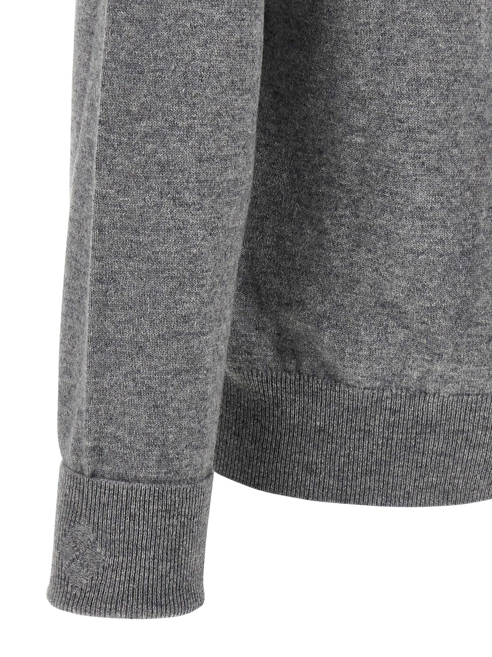 Ballantyne Argyle Pattern Sweater Sweaters And Cardigans Gray In Gray