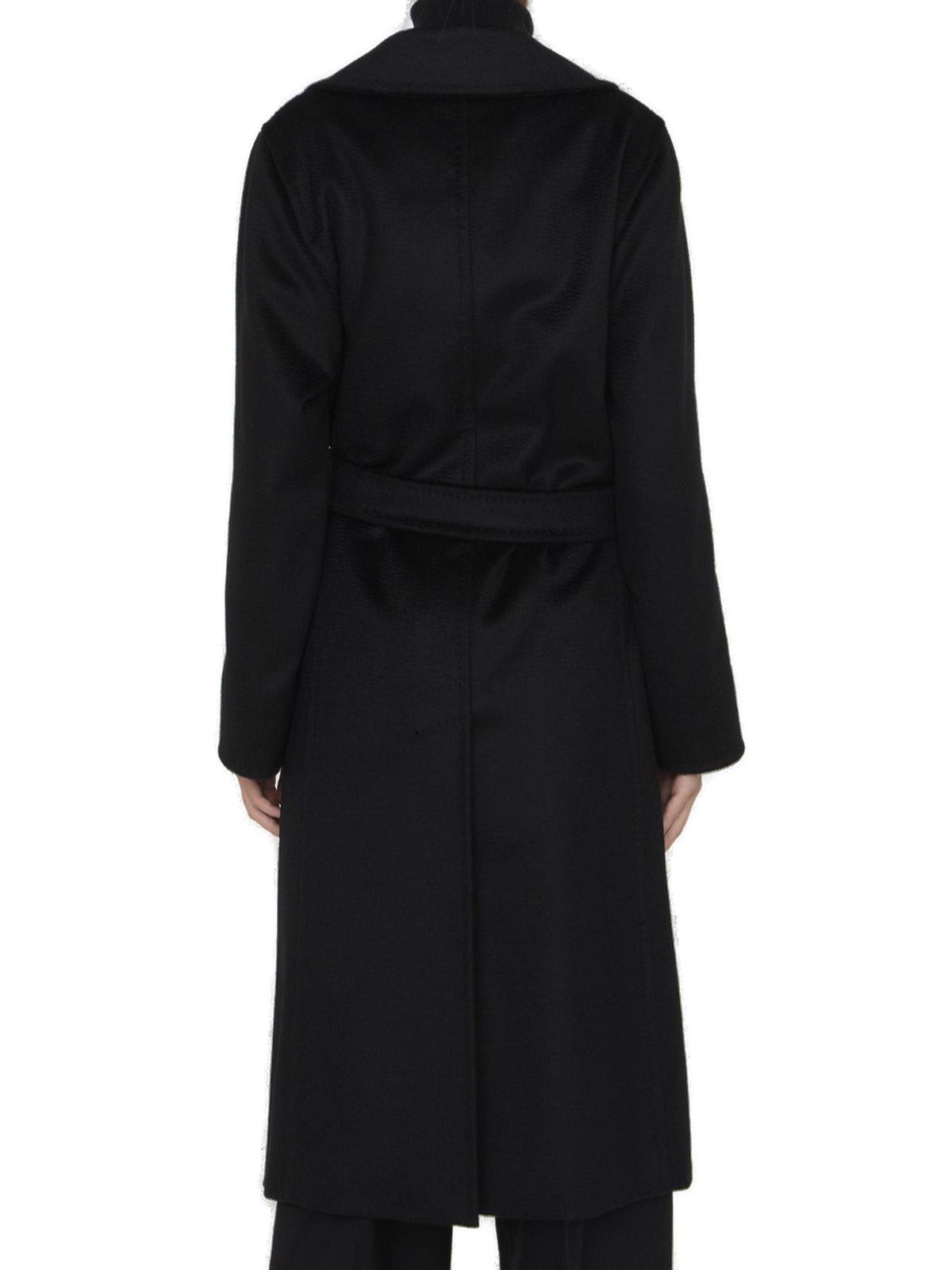 Max Mara Black Manuela Icon Coat In Black