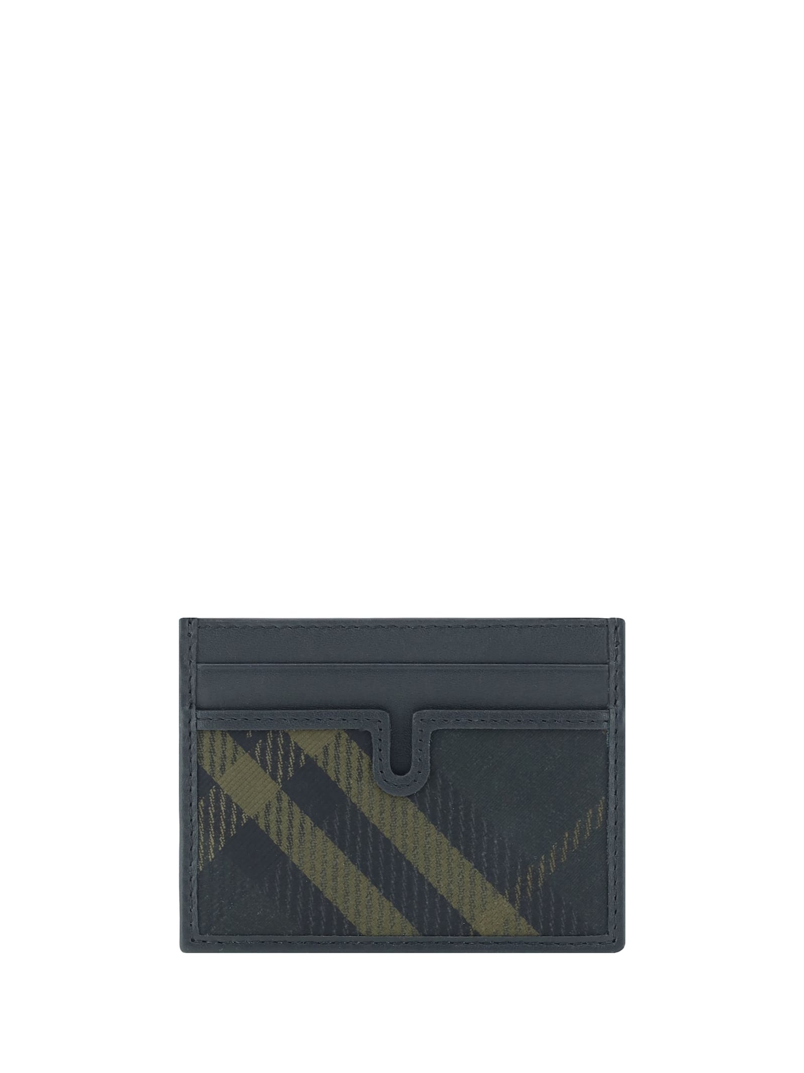 Shop Burberry Card Holder In Shadow