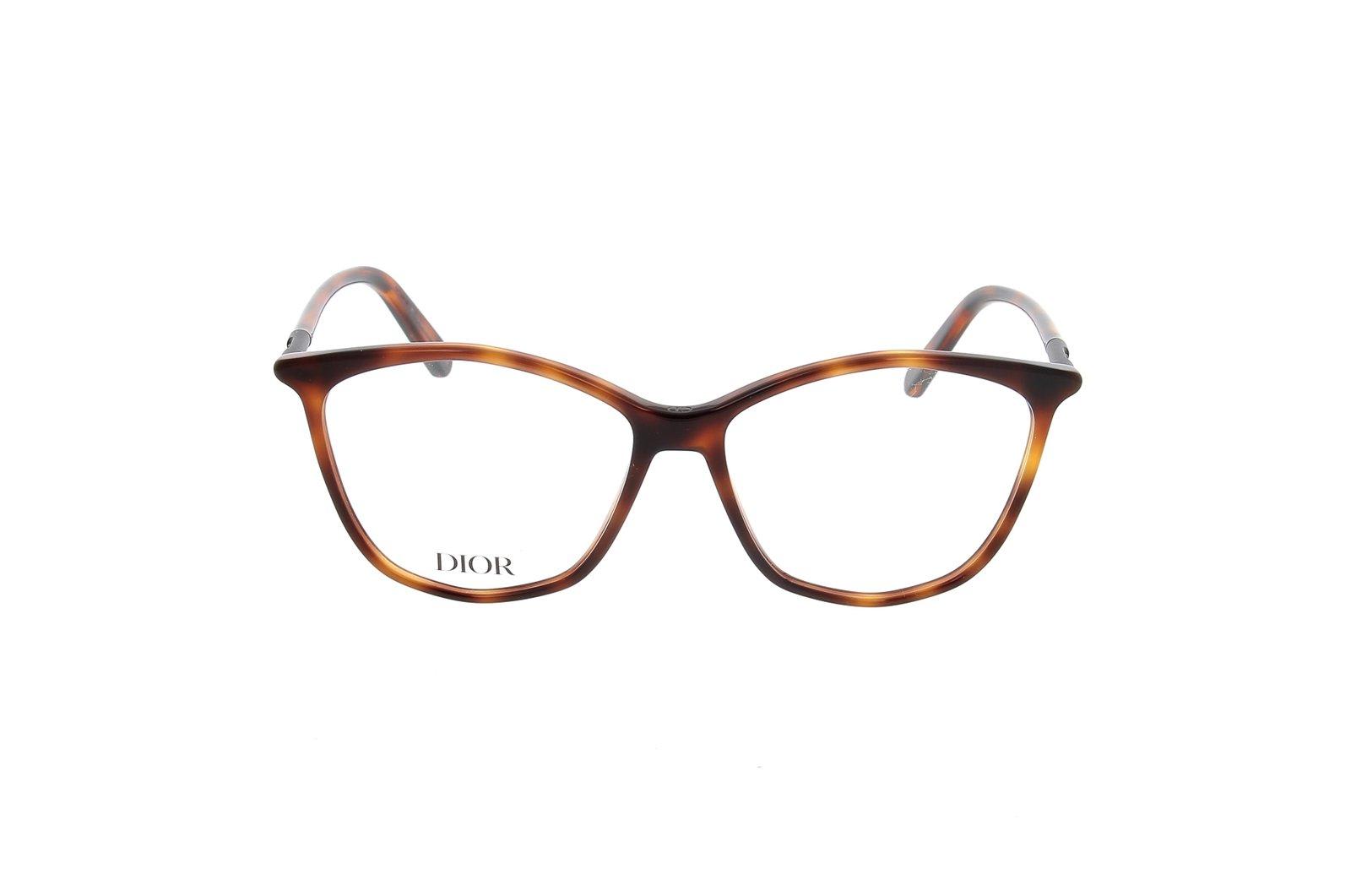 Shop Dior Cat-eye Frame Glasses In 2600