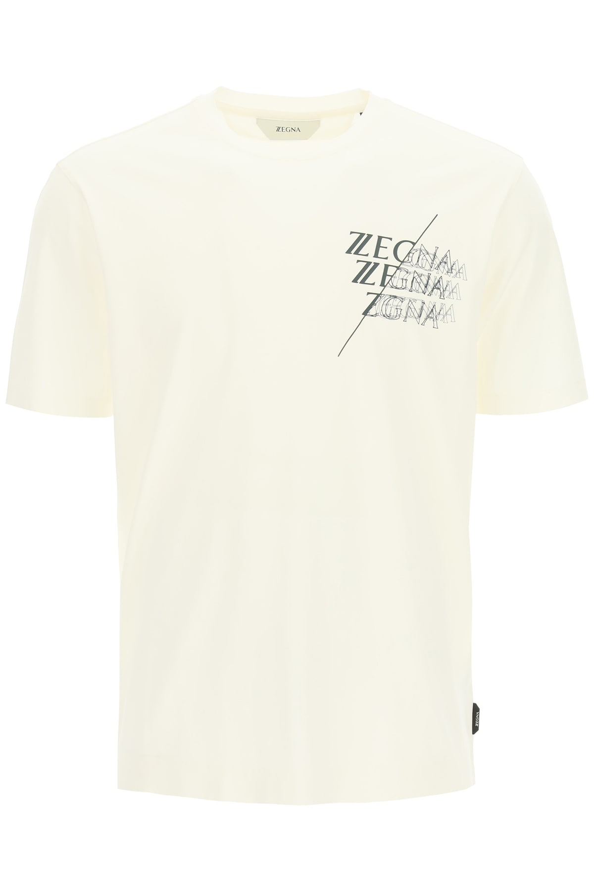 Z Zegna Logo Print Regular T-shirt