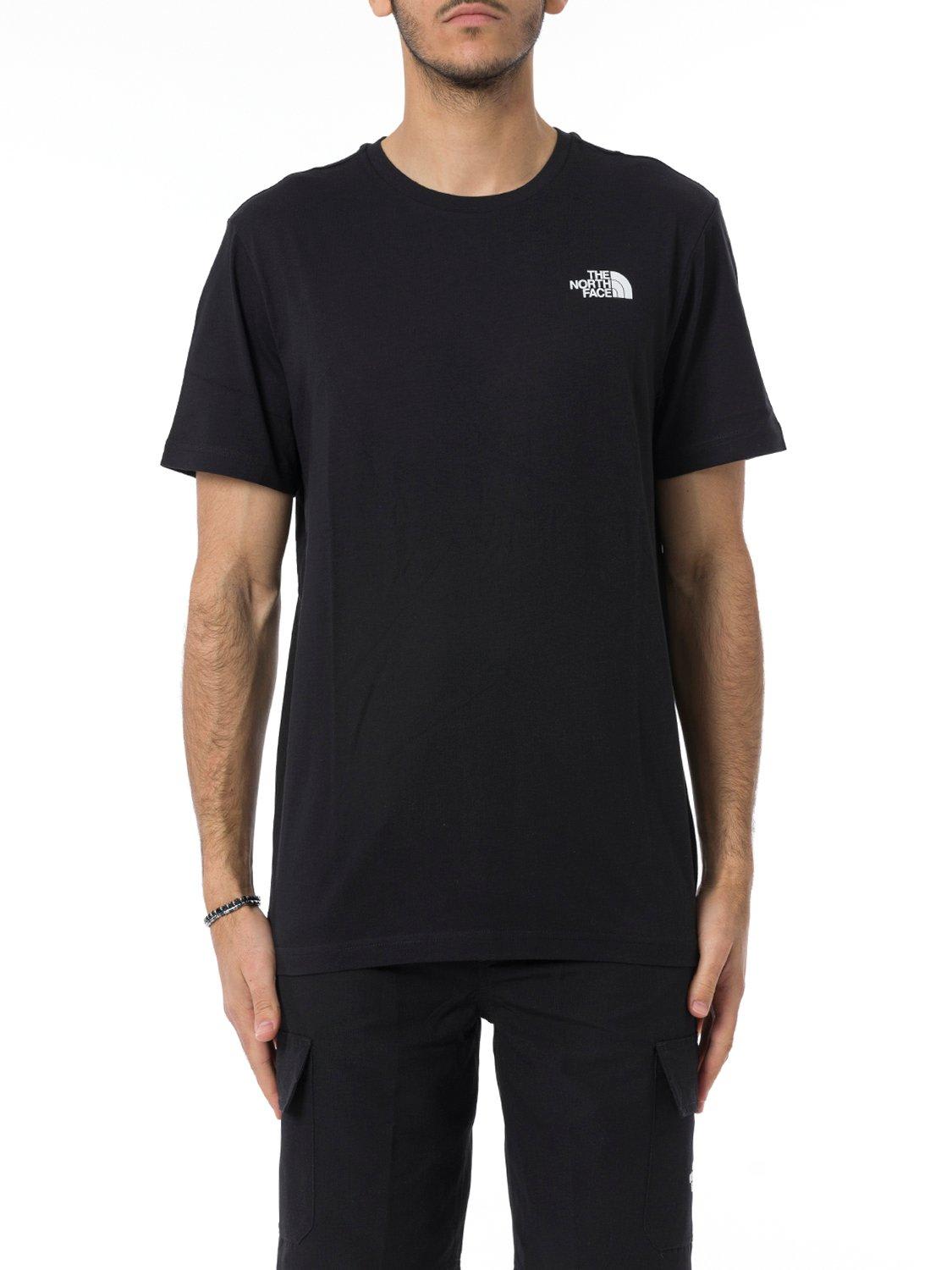 Shop The North Face Logo Printed Crewneck T-shirt In Black