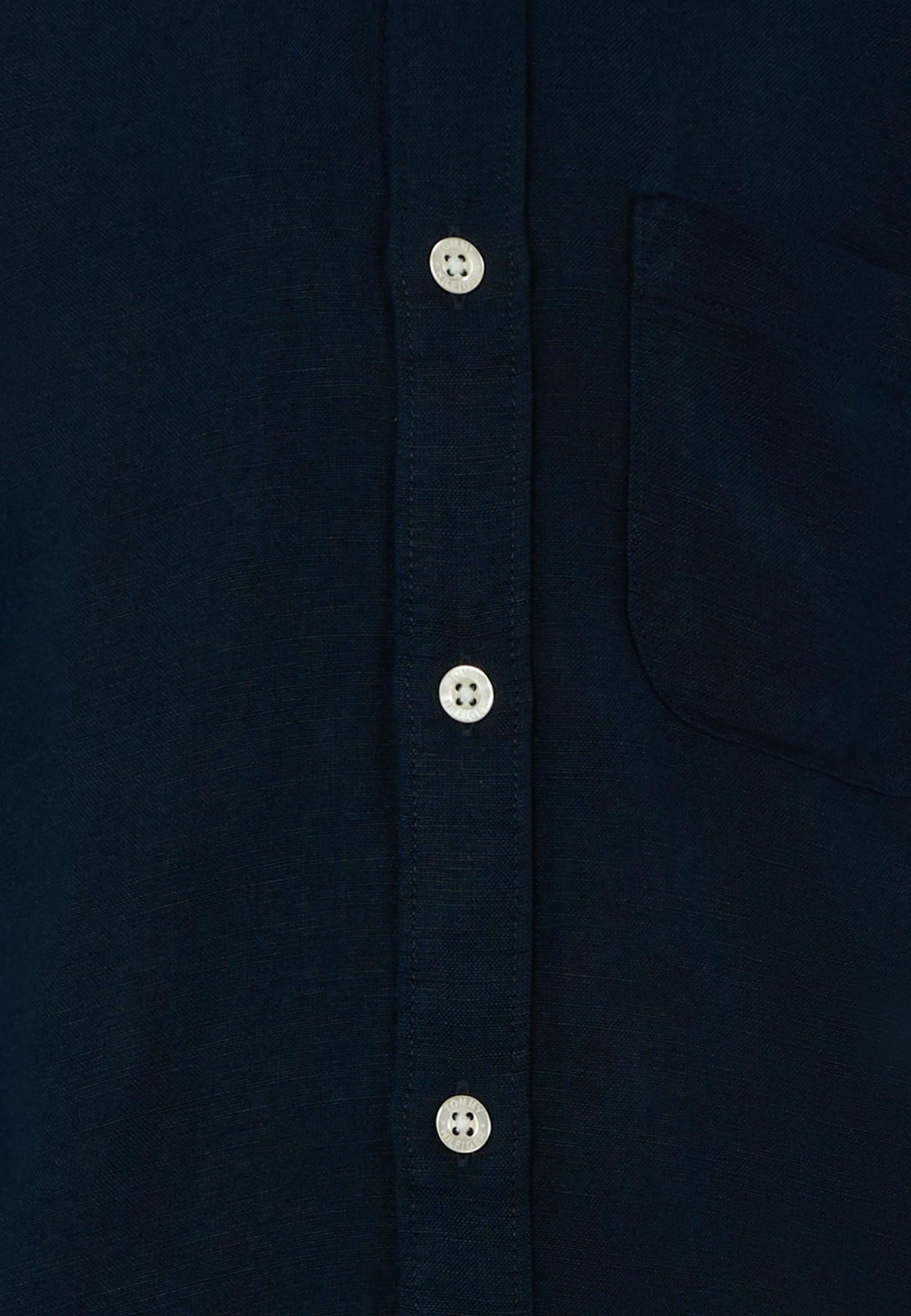 Tommy Hilfiger Blue Shirt For Boy With Flag In Blue