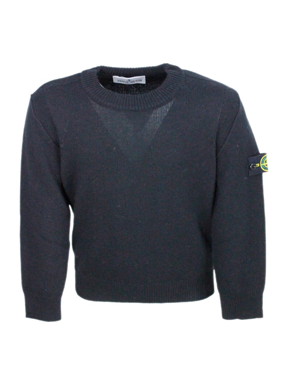 Stone Island Sweater In Blue
