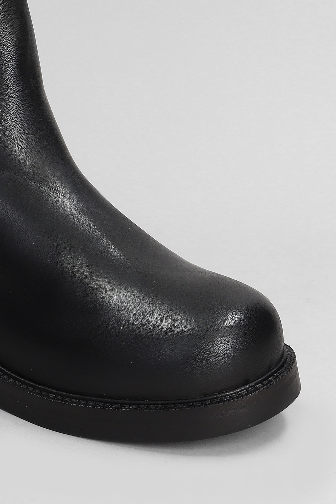 Shop Séfr Lerato Boot Ankle Boots In Black Leather