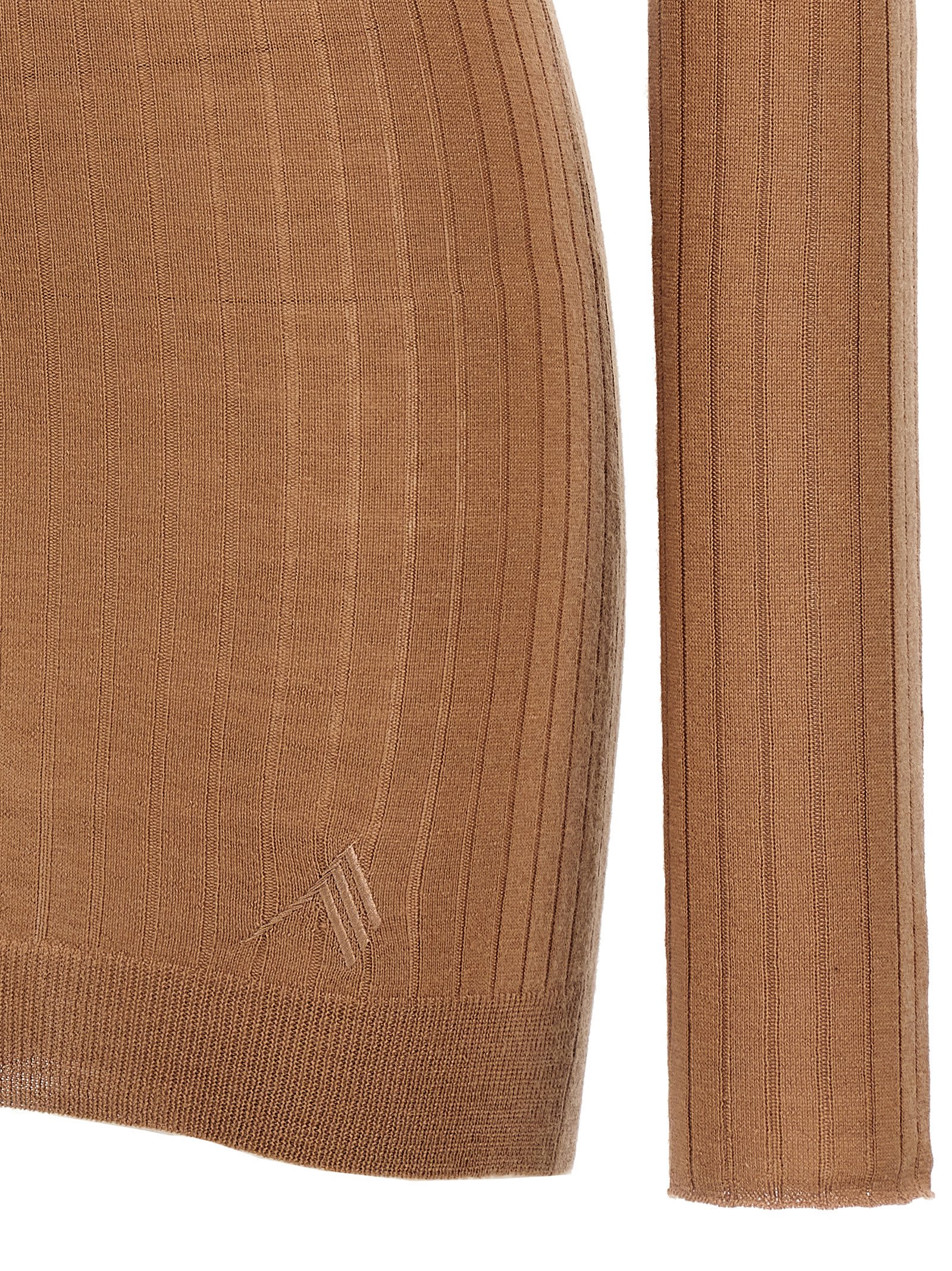 ATTICO RIBBED MINI DRESS