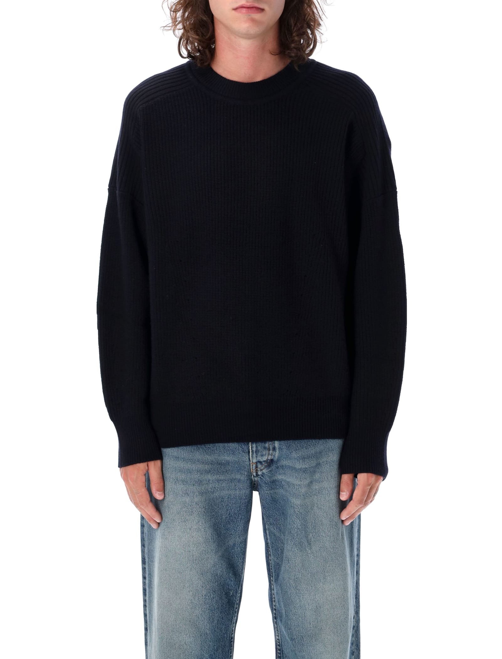 Shop Isabel Marant Barry Knit In Midnight