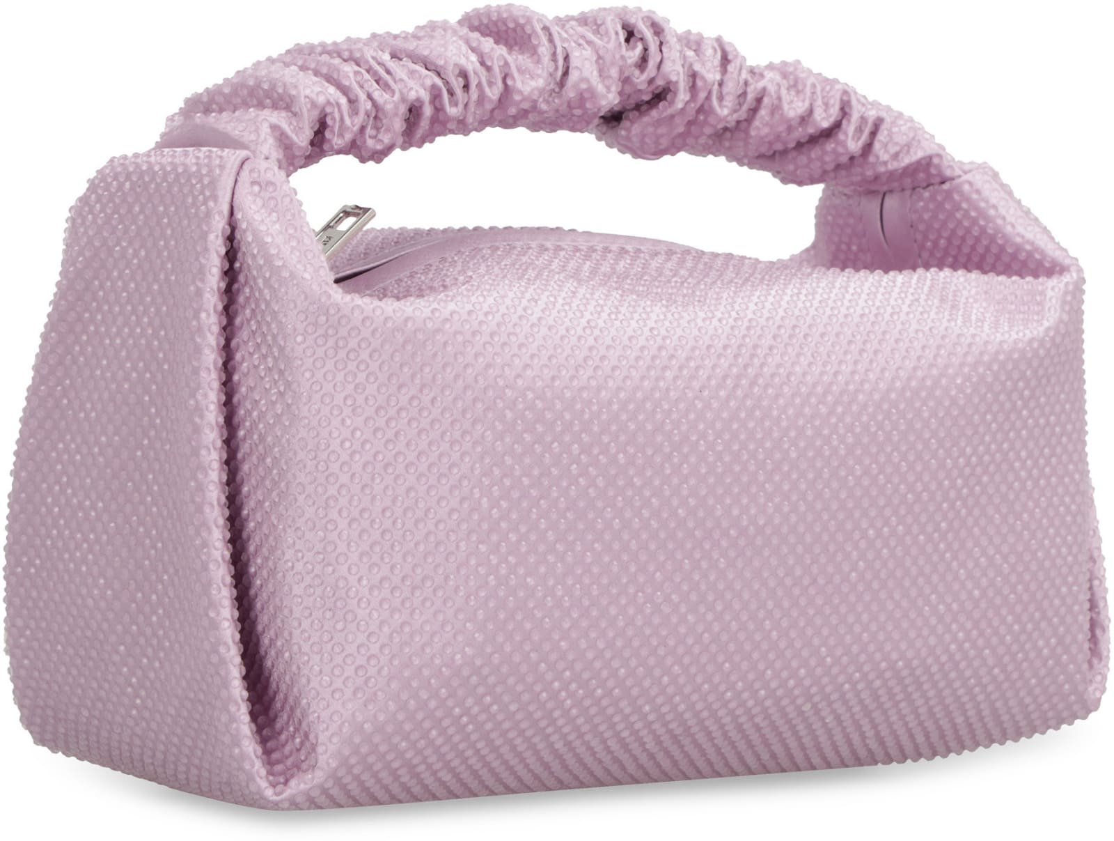 Shop Alexander Wang Scrunchie Mini Handbag In Lilac