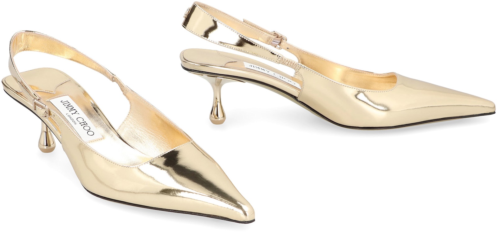 Jimmy Choo Amel 50 Pumps In Gold