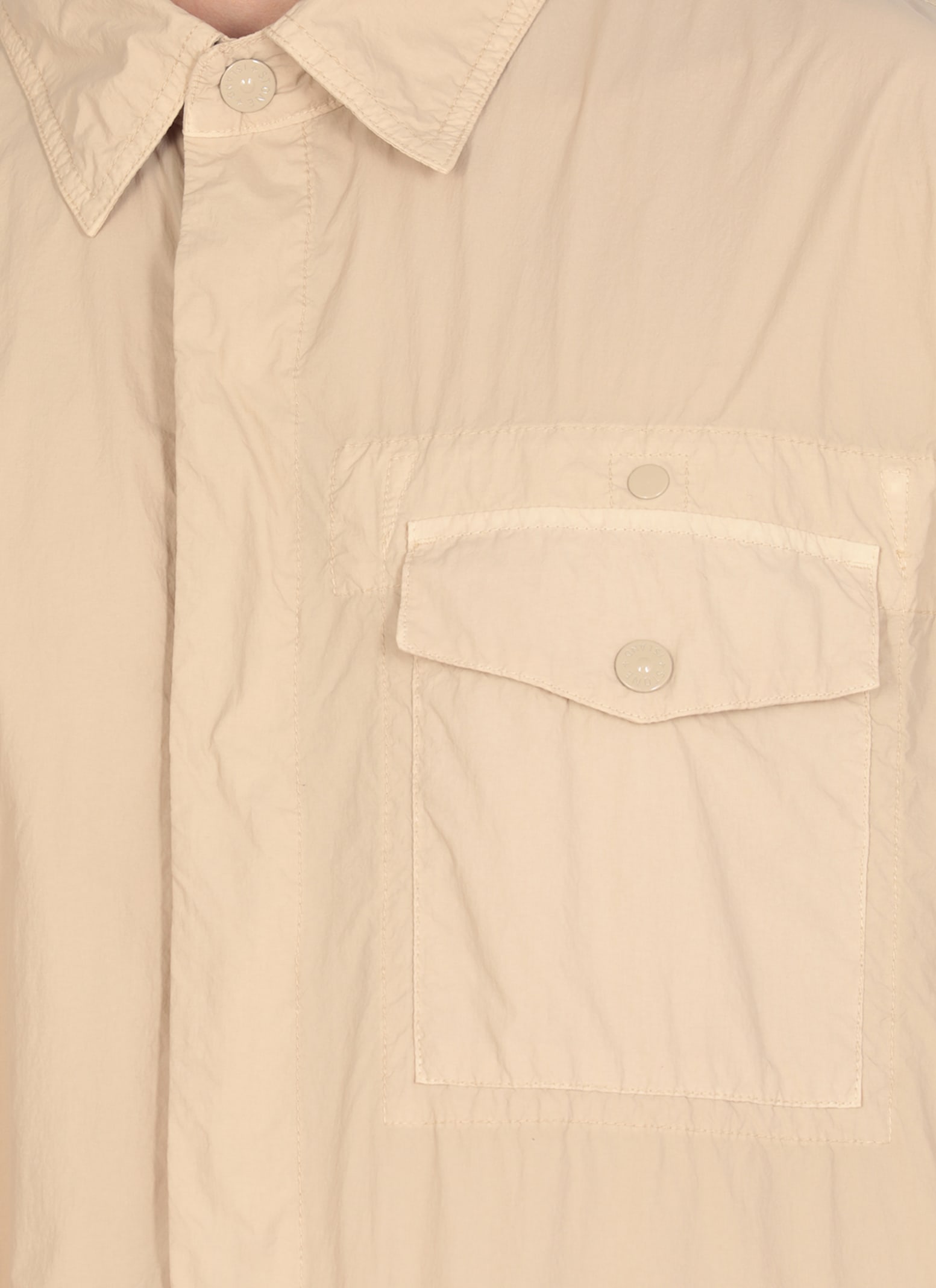 Stone Island Ghost Shirt In Neutral