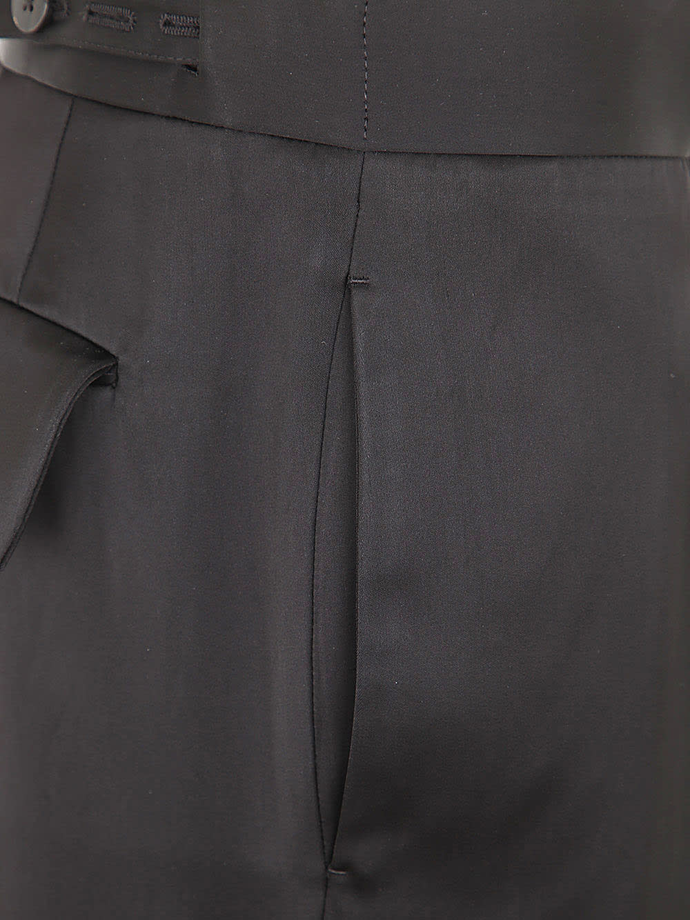 Shop Sapio Double Satin Trousers In Black