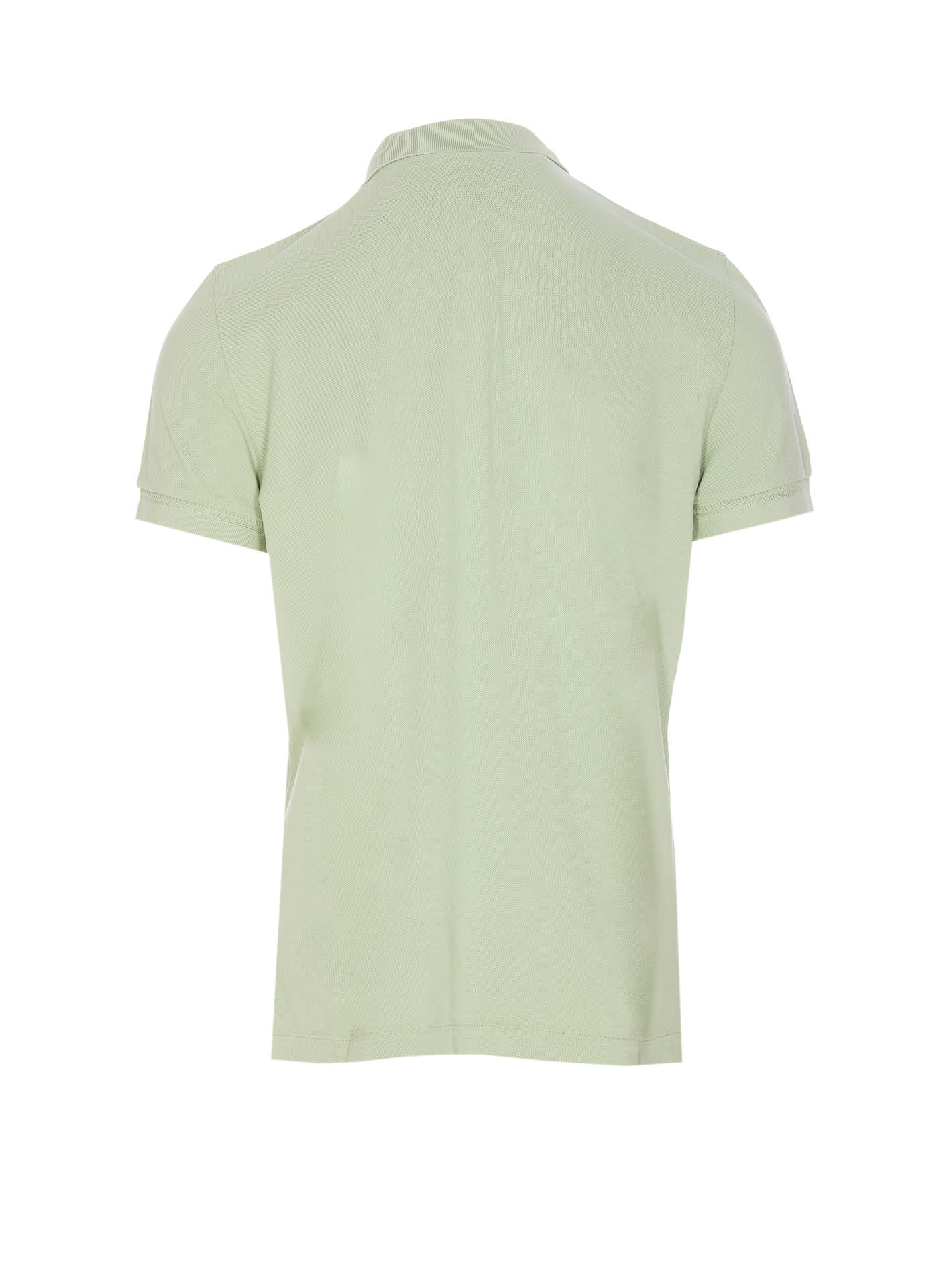 Tom Ford Pale Mint Green Polo Regular Collar In Green