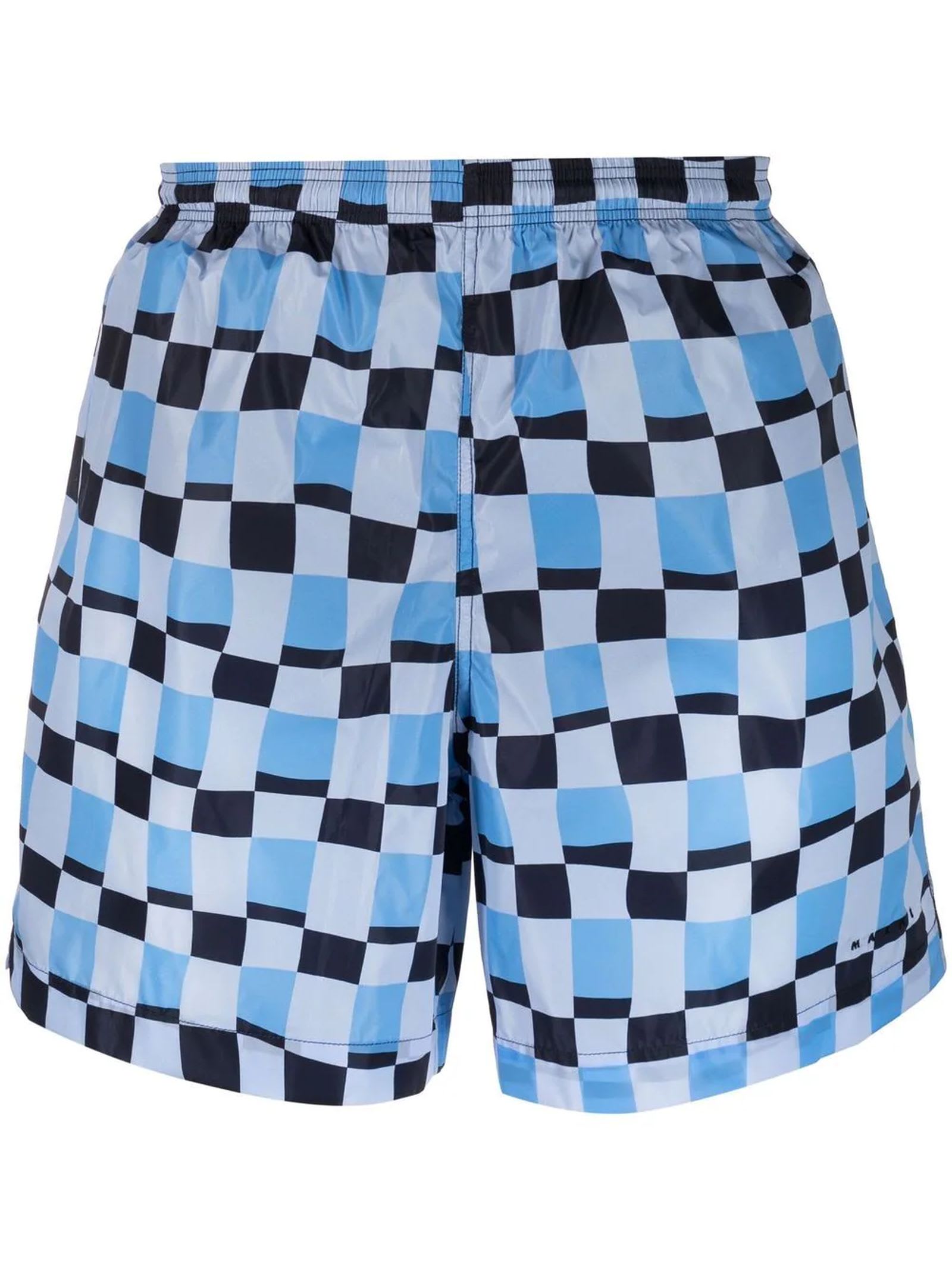 Marni Blue Swim Shorts