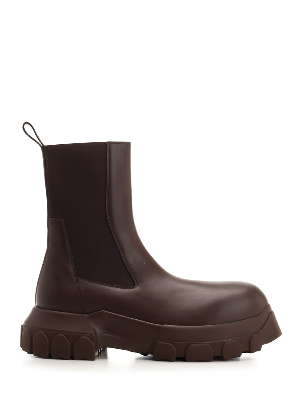 Shop Rick Owens Beatle Bozo Ankle Boots In Brown