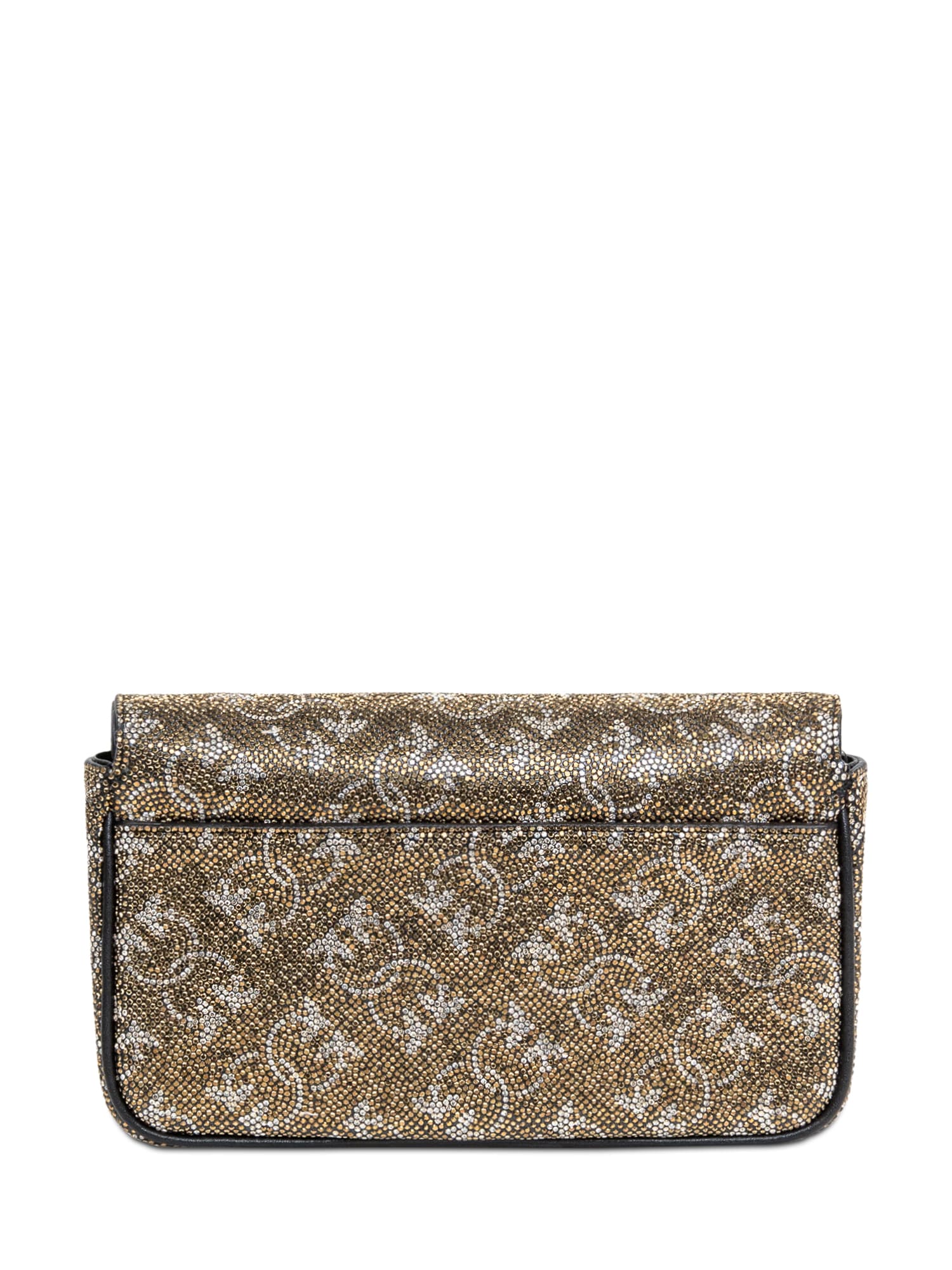 Shop Pinko Love One Pocket Bag In Bronzo/oro-oro