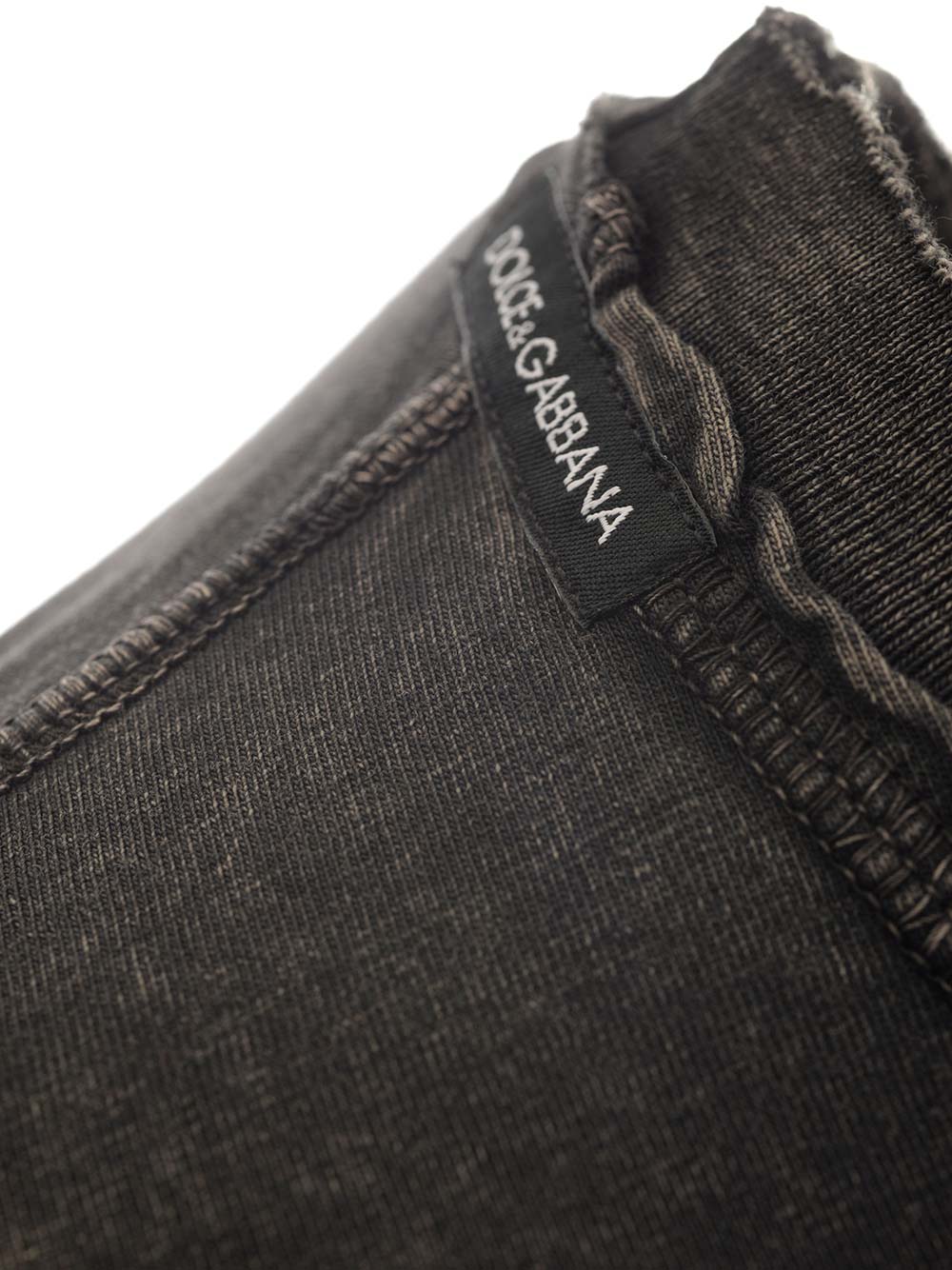Shop Dolce & Gabbana Long-sleeved Jersey T-shirt In Black