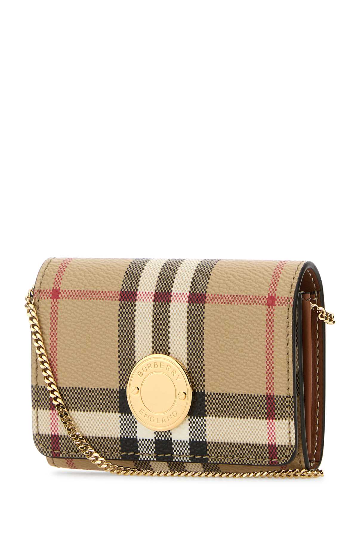 Shop Burberry Printed Canvas Card Holder In Abvintagecheck