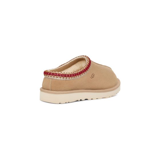 Ugg Tasman Wool-blend Fleece-lined Embroidered Suede Slippers