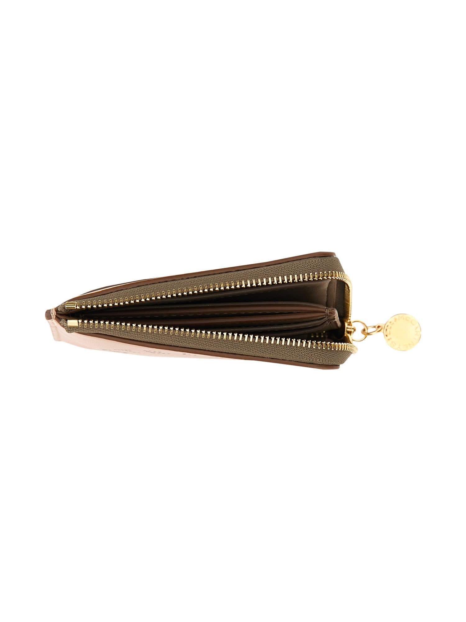 Stella Mccartney Zipped Wallet In Pink