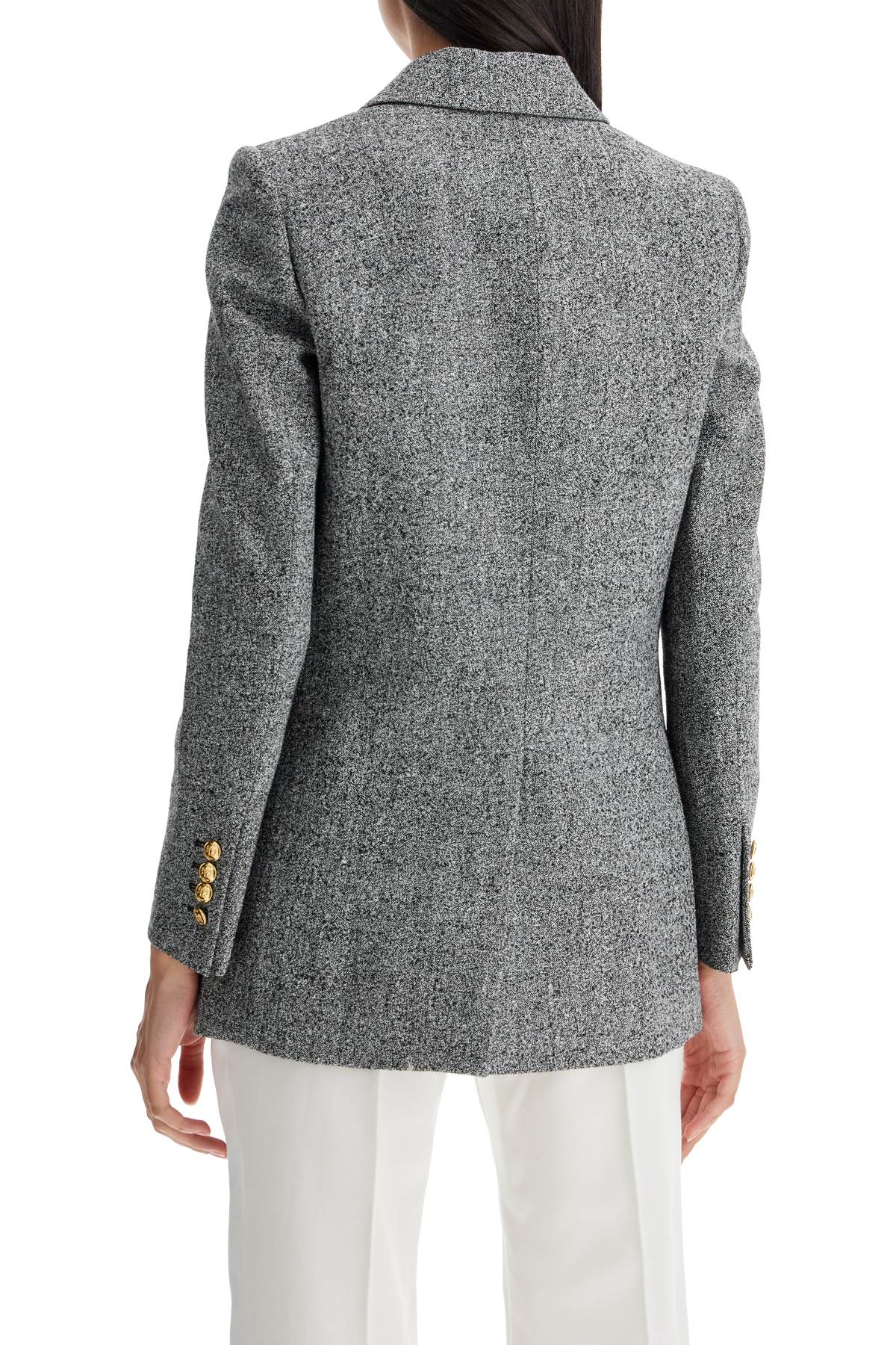 Shop Blazé Milano Everyday Secret Blazer In Al In Pepper (grey)