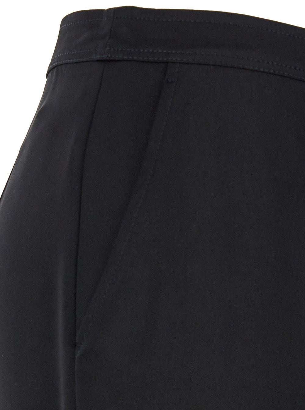 Shop Pinko Satin Skirt In Black