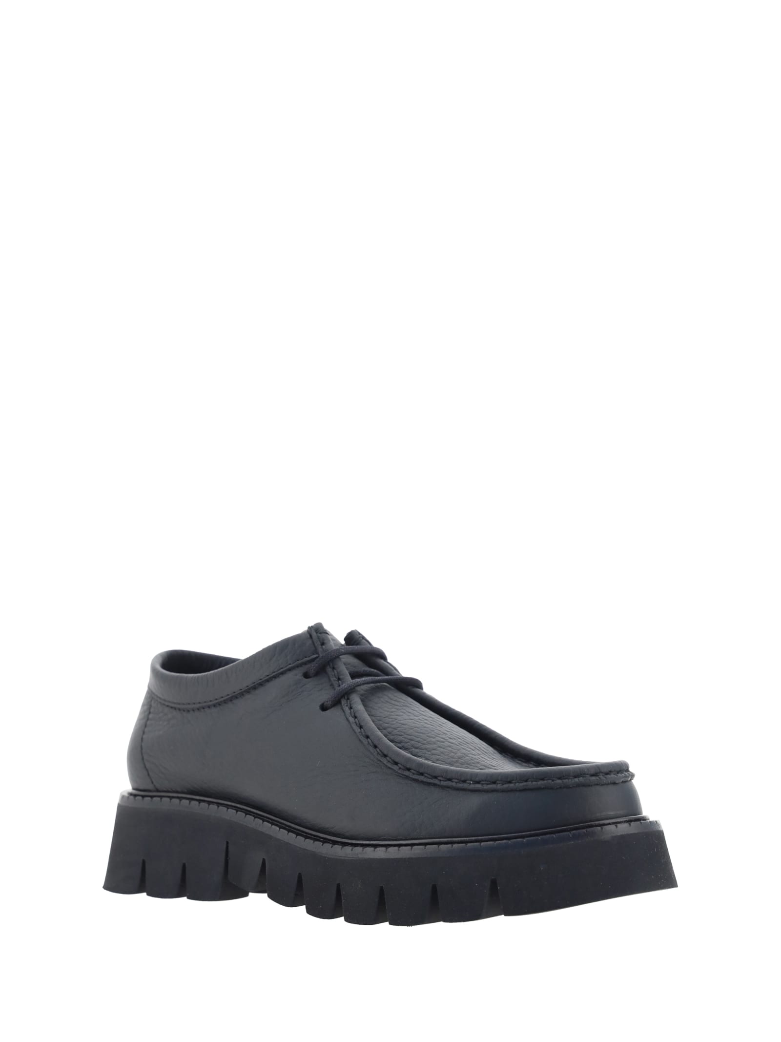 Shop Pedro Garcia Lace-up Shoes In Black Cervo