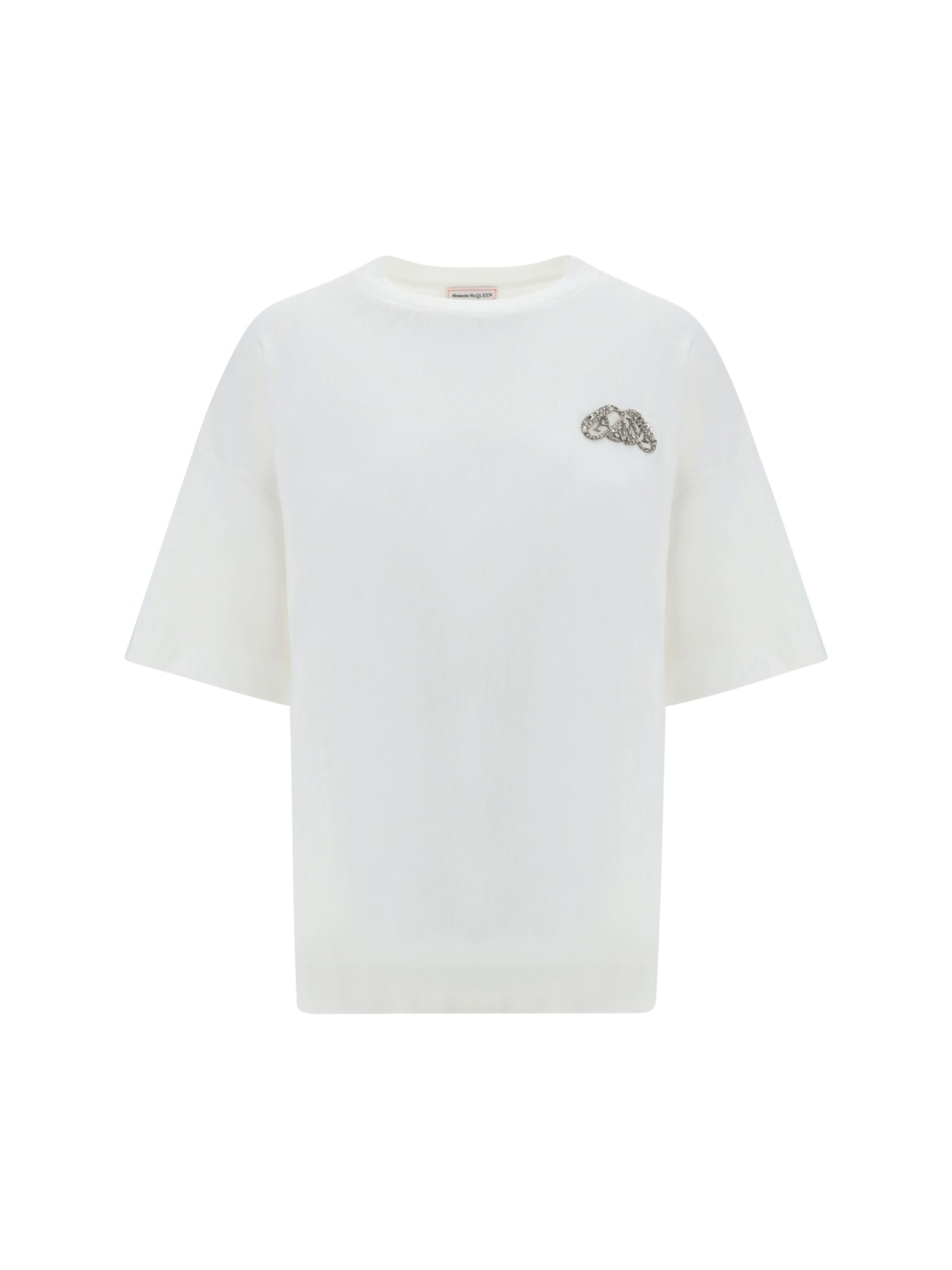 Alexander Mcqueen T-shirt In Bianco