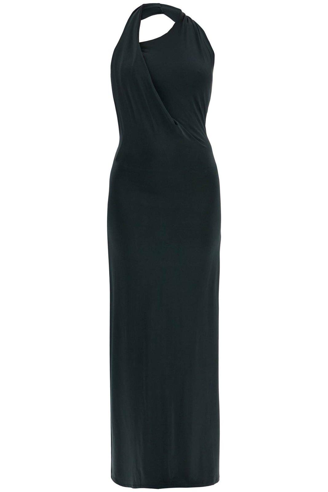 Nasira Draped Halterneck Dress