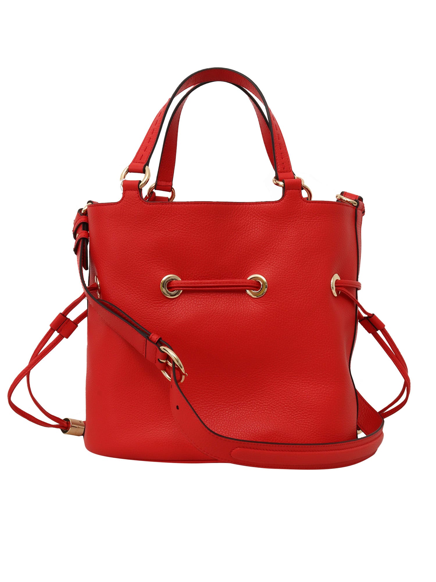 Shop Lancel Seau Bag M In Red