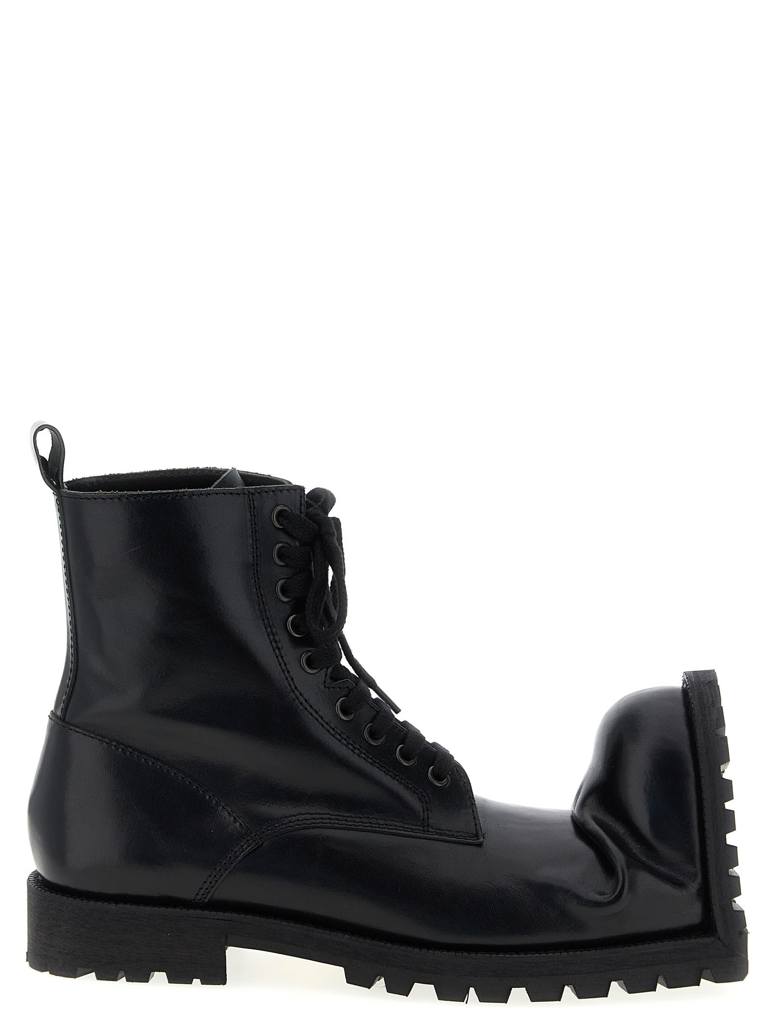 Comme Des Garçons Homme Deux Comme Des Garçons Homme Plus Comme Des Garçons X Kids Love Gaite Combat Boots In Black