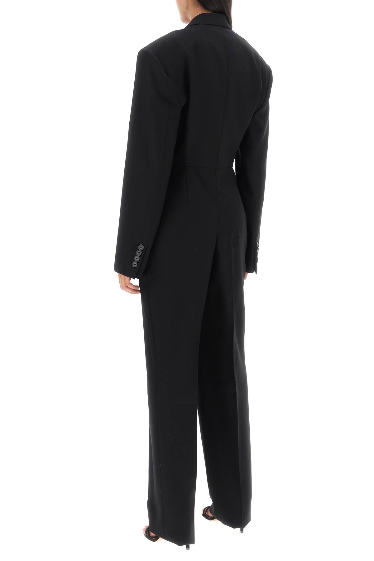 Stella Mccartney Tailored Wool Jumpsuit In Black (black)