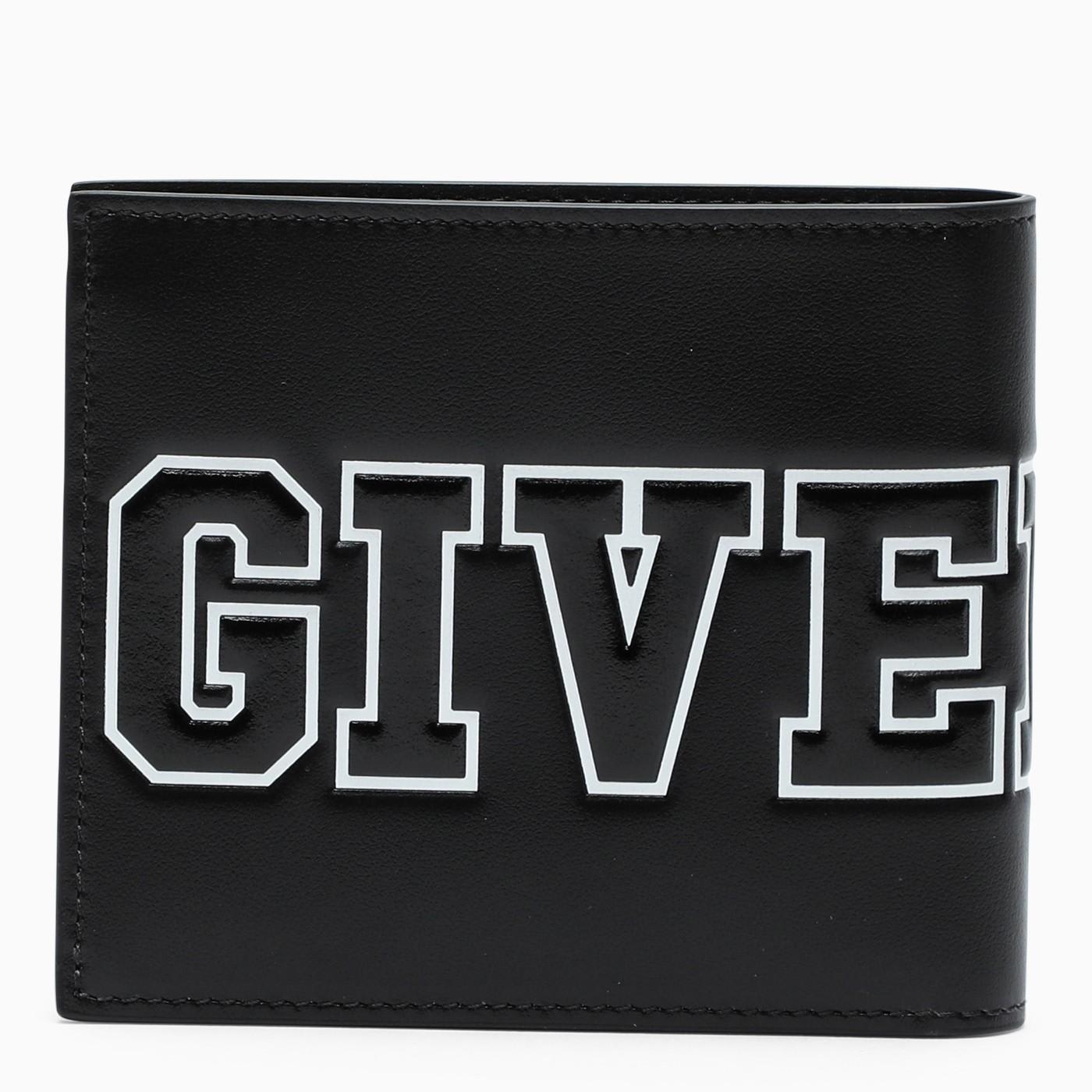 Shop Givenchy Logoed Bi-fold Wallet Black