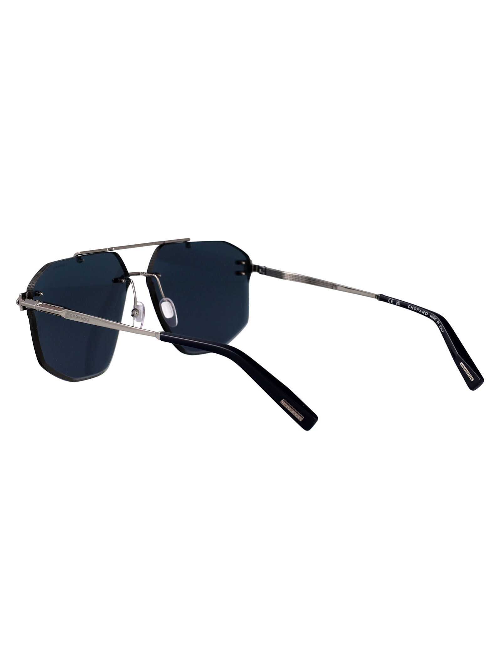 Chopard Schl23 Sunglasses In Rutenio Lucido Totale