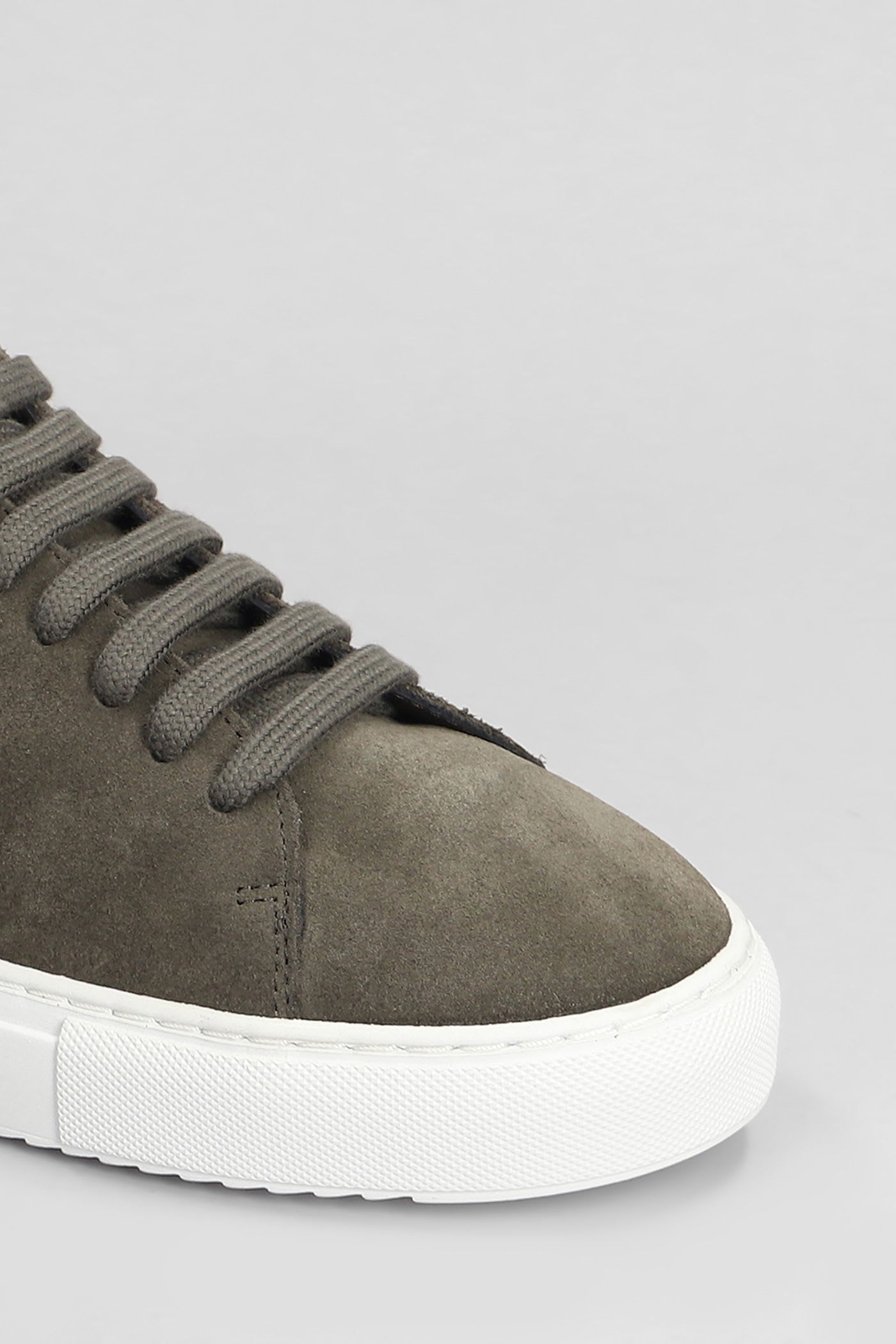 Axel Arigato Clean 90 Leather Sneakers In Gray