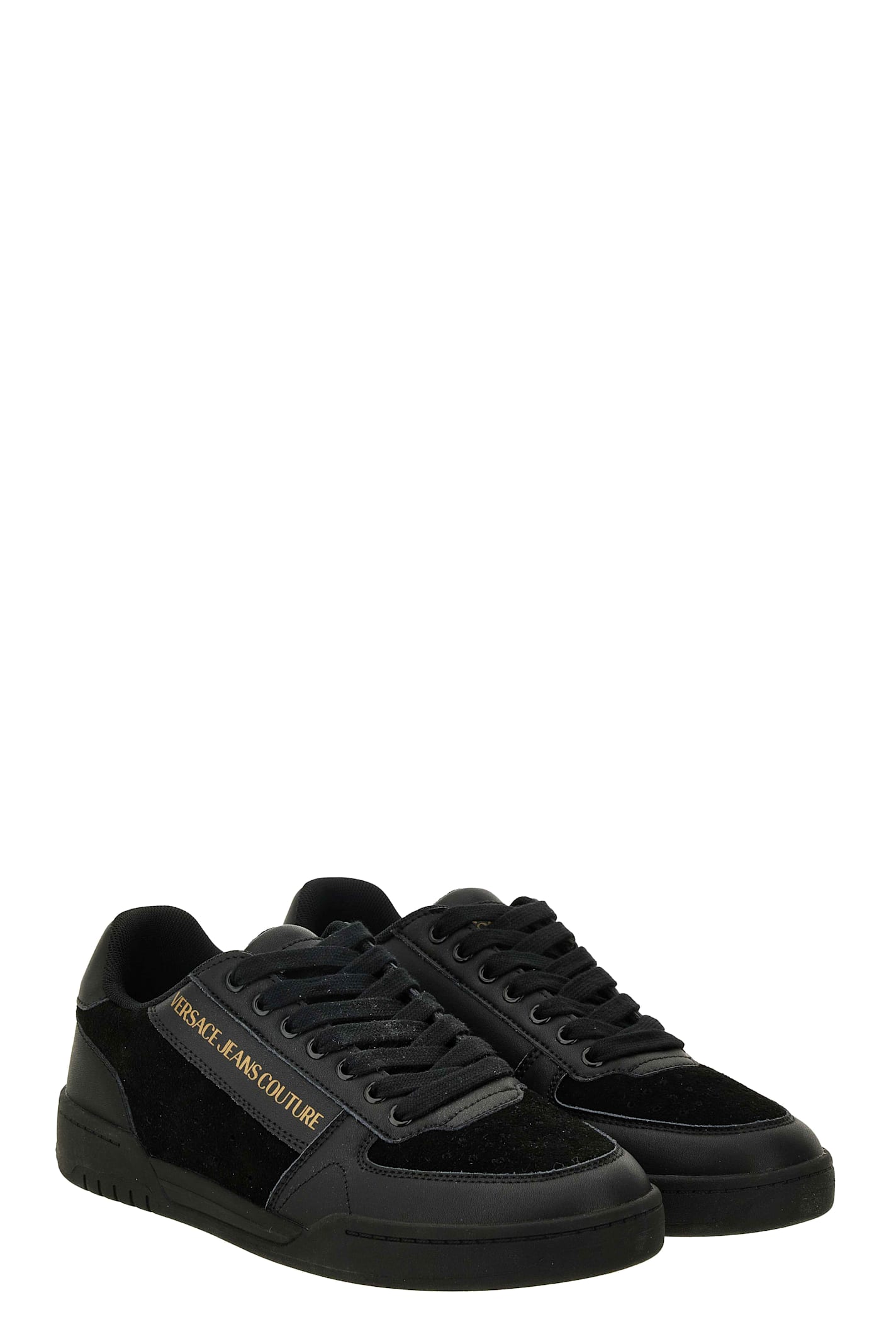 Versace Jeans Couture Sneakers In Black