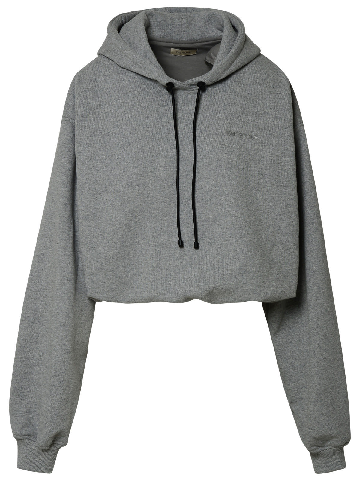Shop The Mannei Gray Cotton Sweatshirt In Grey