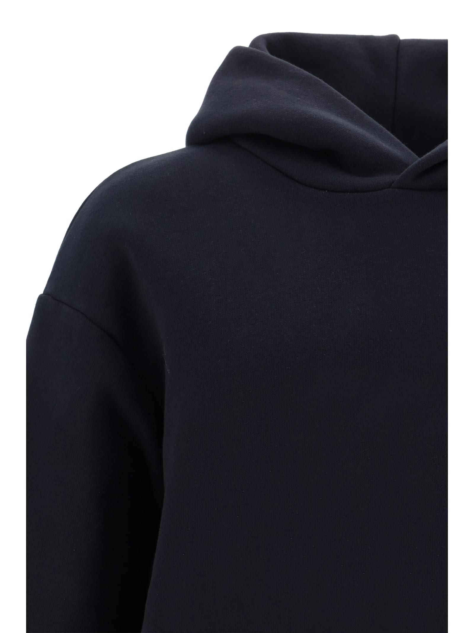 Shop Acne Studios Hoodie In Black