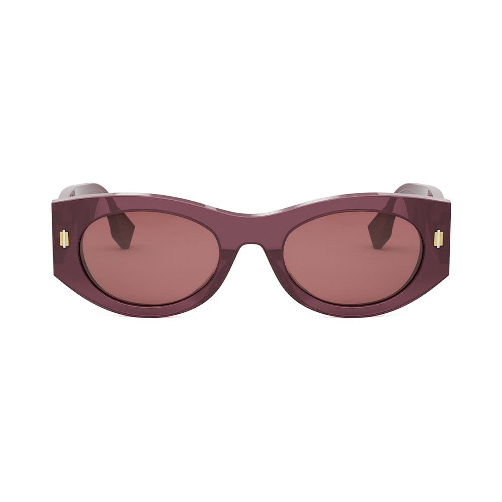 Fendi Sunglasses In Bordeaux/rosso