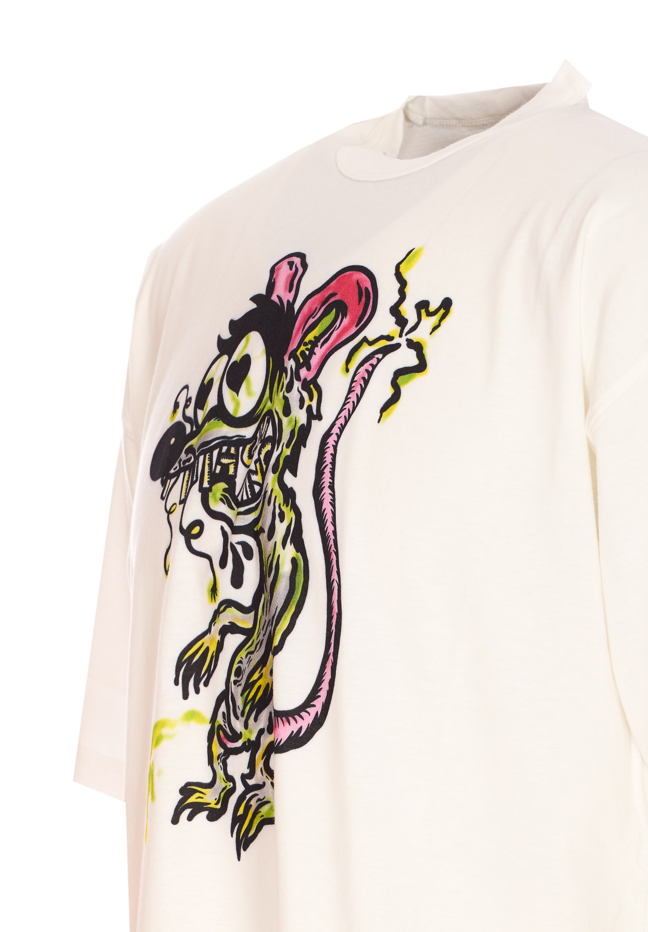 Magliano Mouse Printed Tee In White
