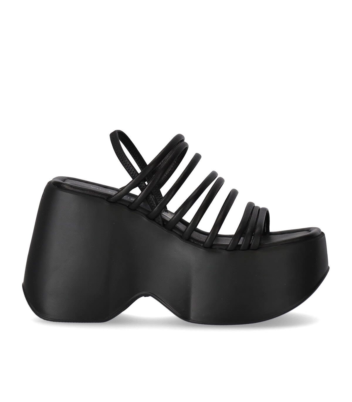 VIC MATIE VIC MATIÉ TRAVEL BLACK PLATFORM SANDAL