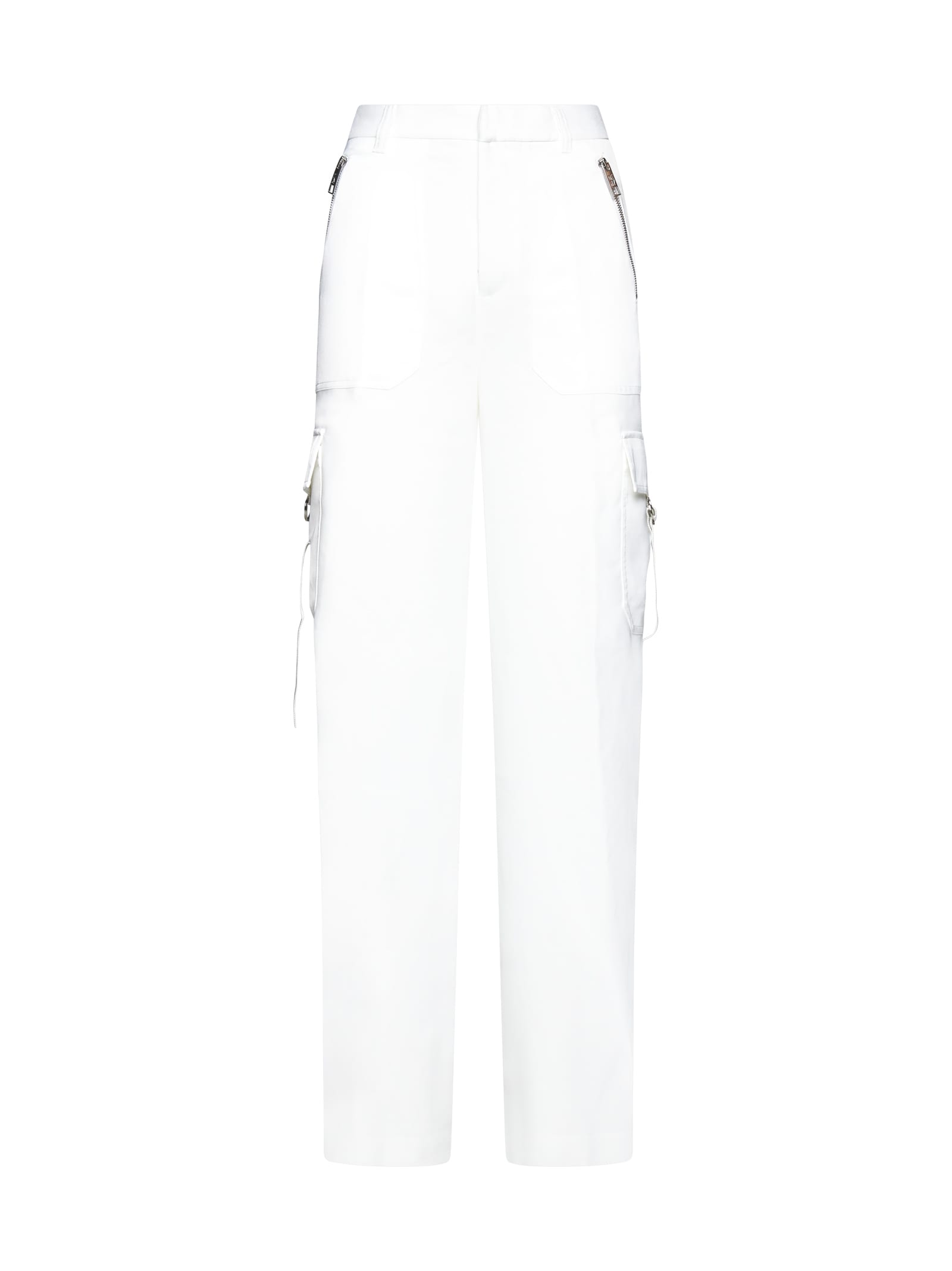 Shop Dkny Pants In White