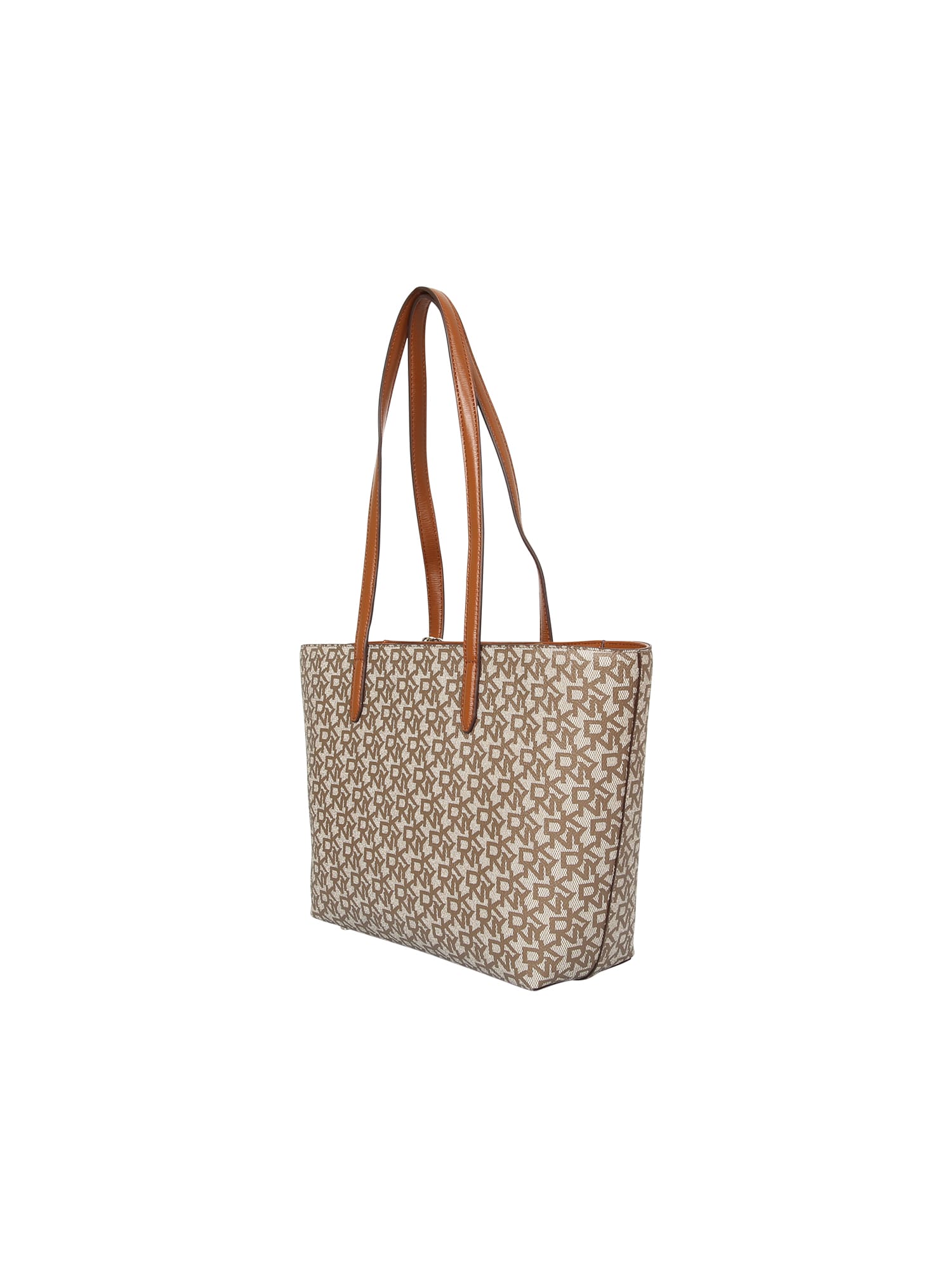 Dkny Bryant MD Zip Tote Beige Bag