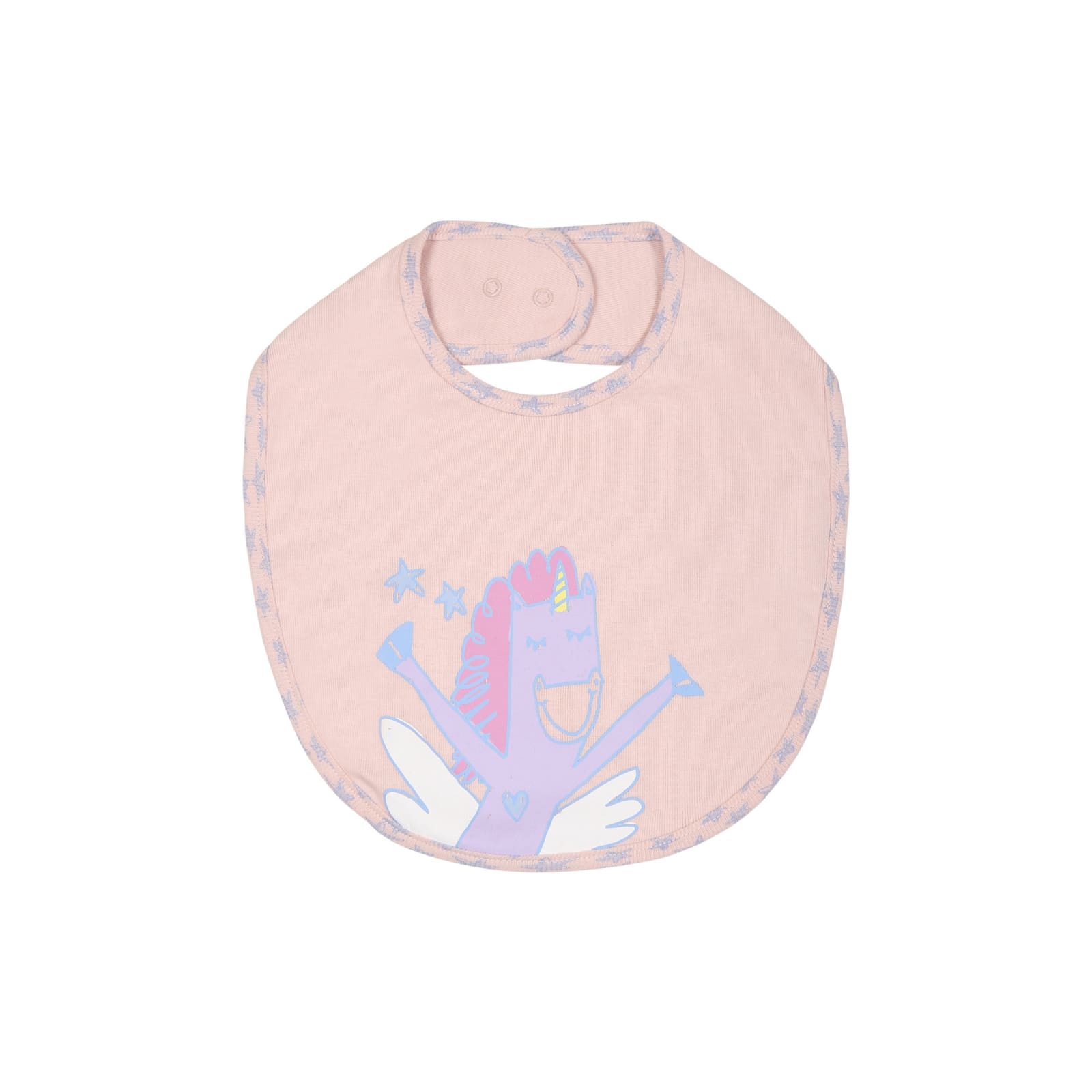 Shop Stella Mccartney Pink Set For Baby Girl With Printed Unicorn