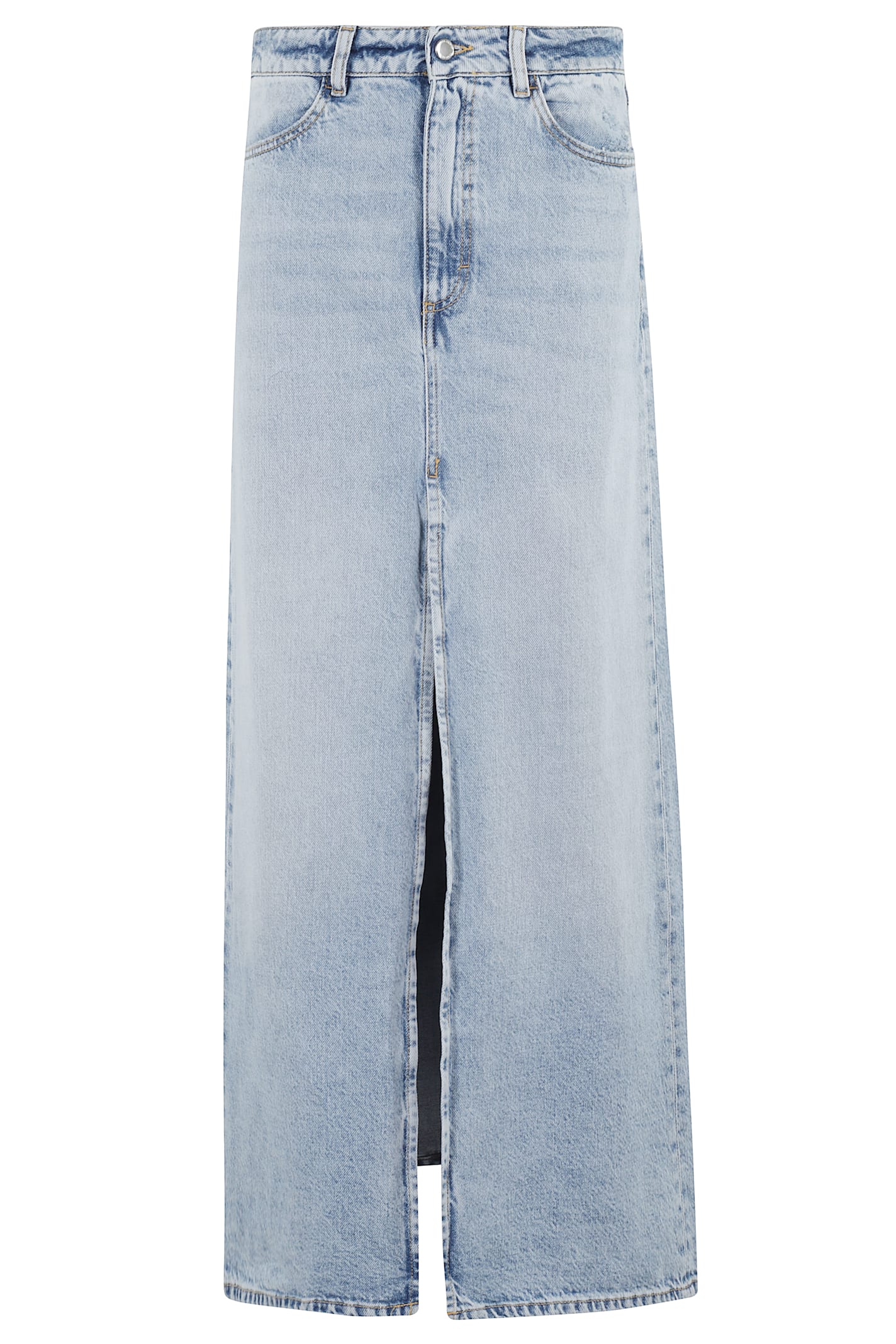 Icon Denim Woman Denim Skirt Blue Size 31 Cotton