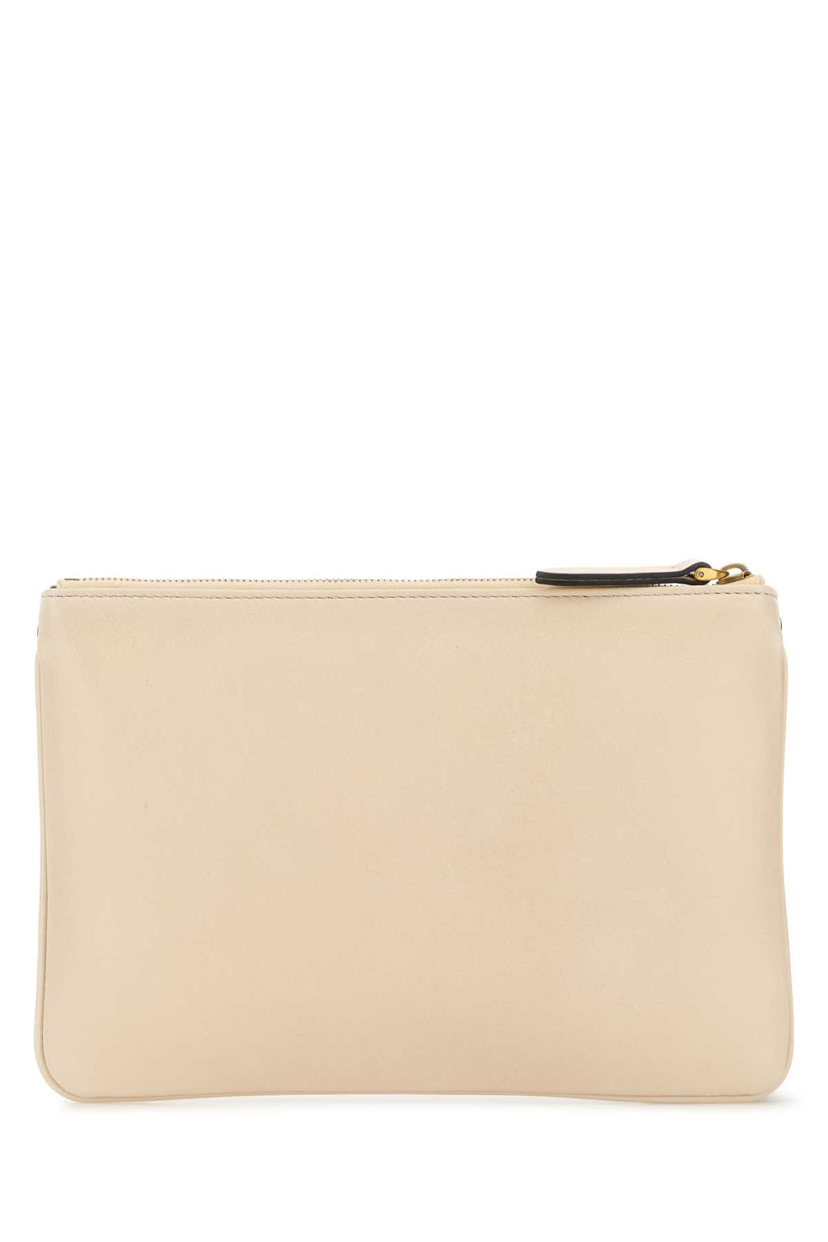 Valentino Medium Pouch With Contrast Trim Viva In Multi