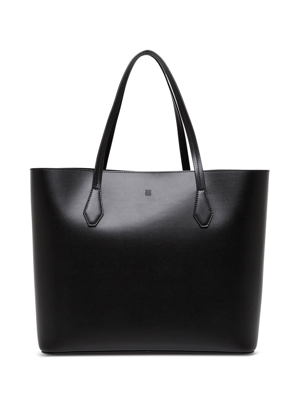 GIVENCHY WING SHOPPER IN BLACK SMOOTH LEATHER,BB50HBB13M001